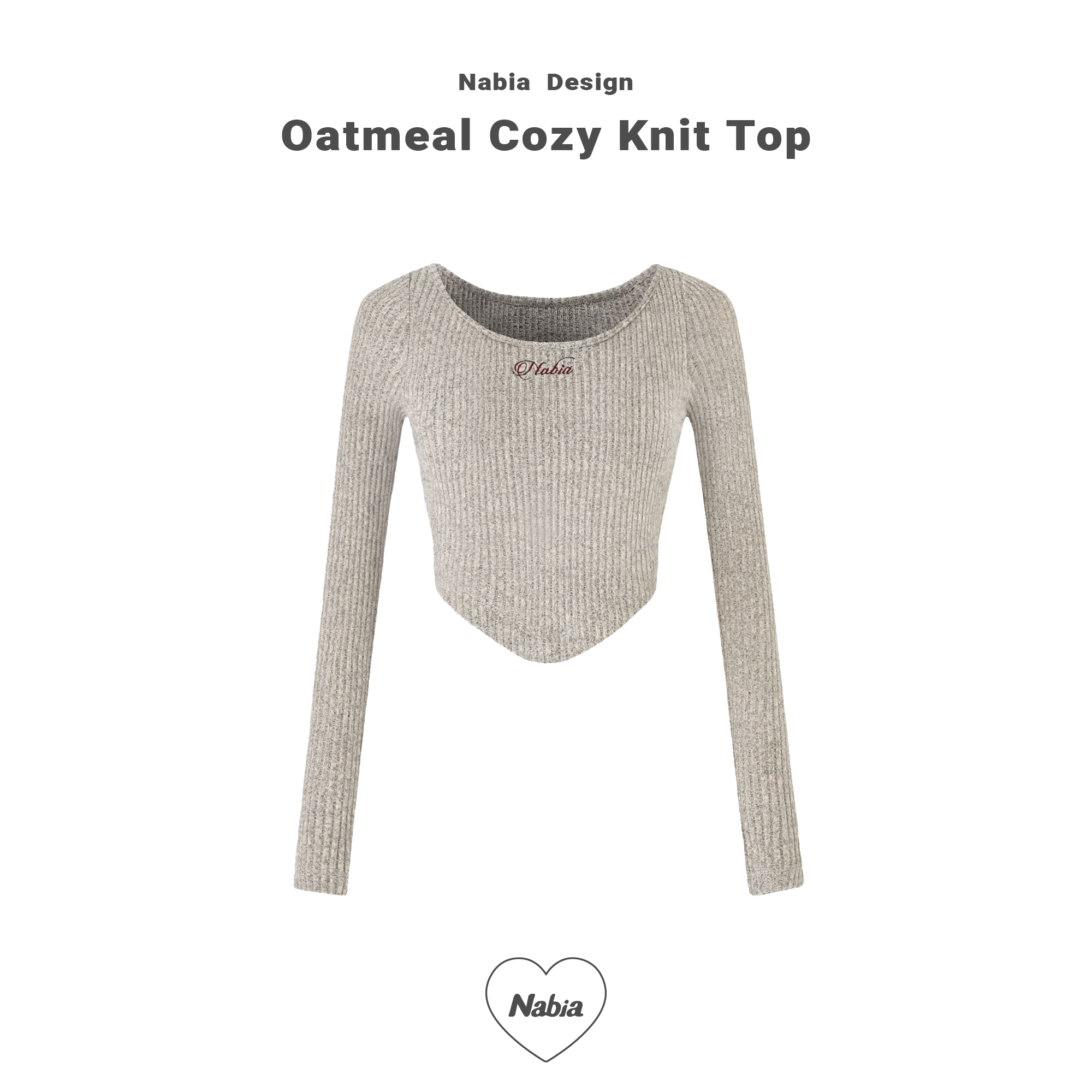 燕麥奶修身上衣