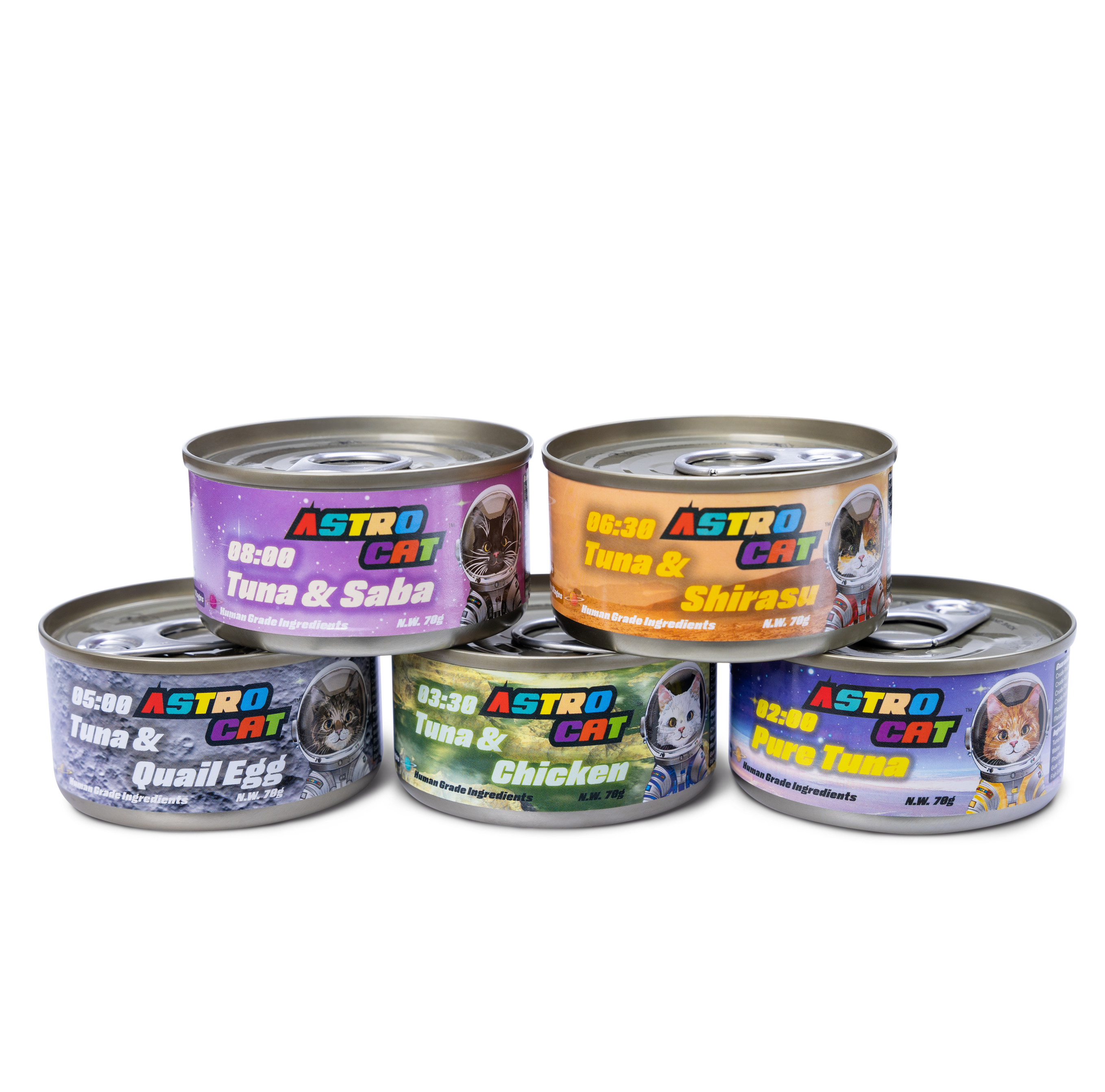 Astro Cat 無穀物肉絲湯罐