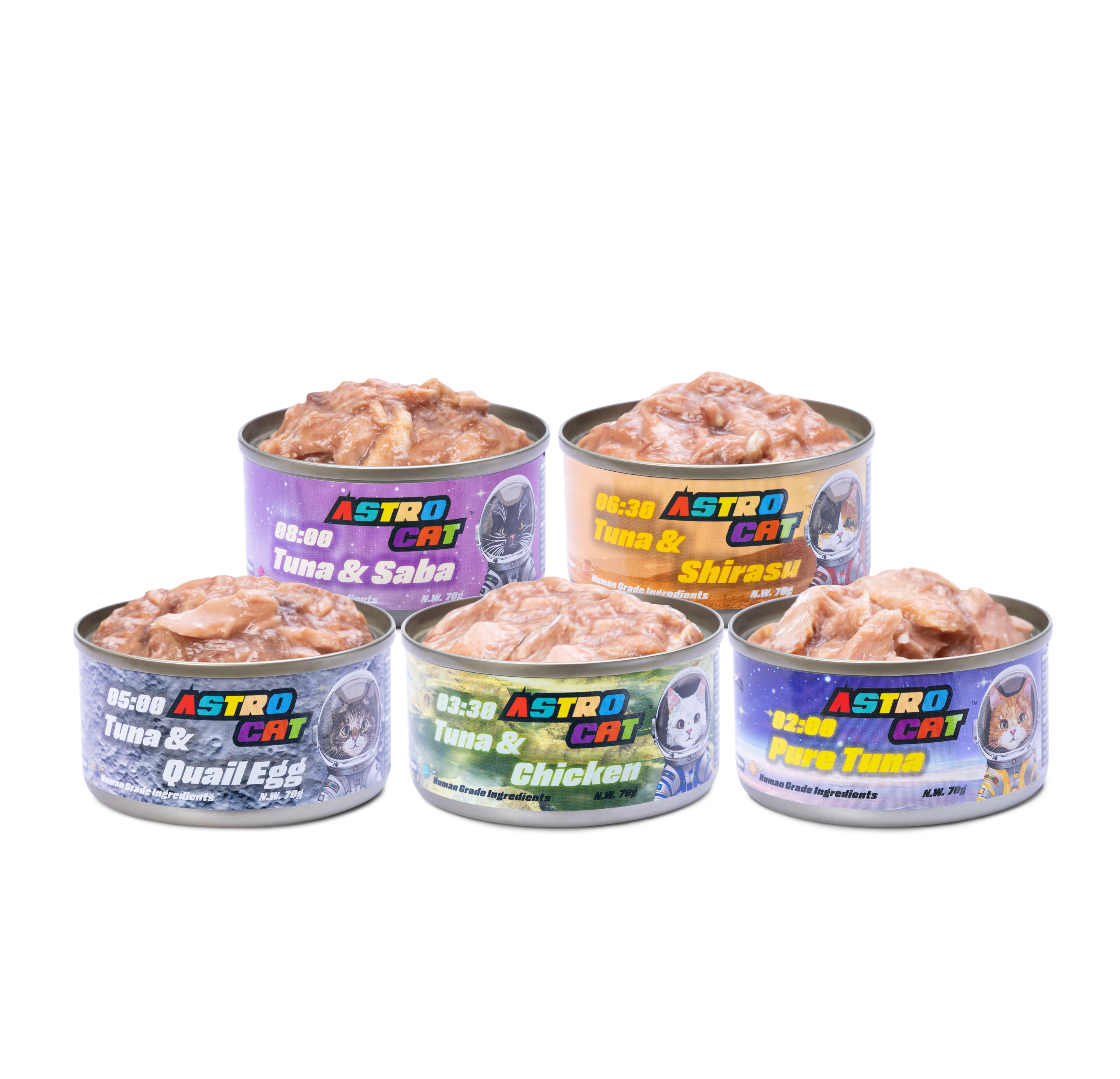 Astro Cat 無穀物肉絲湯罐