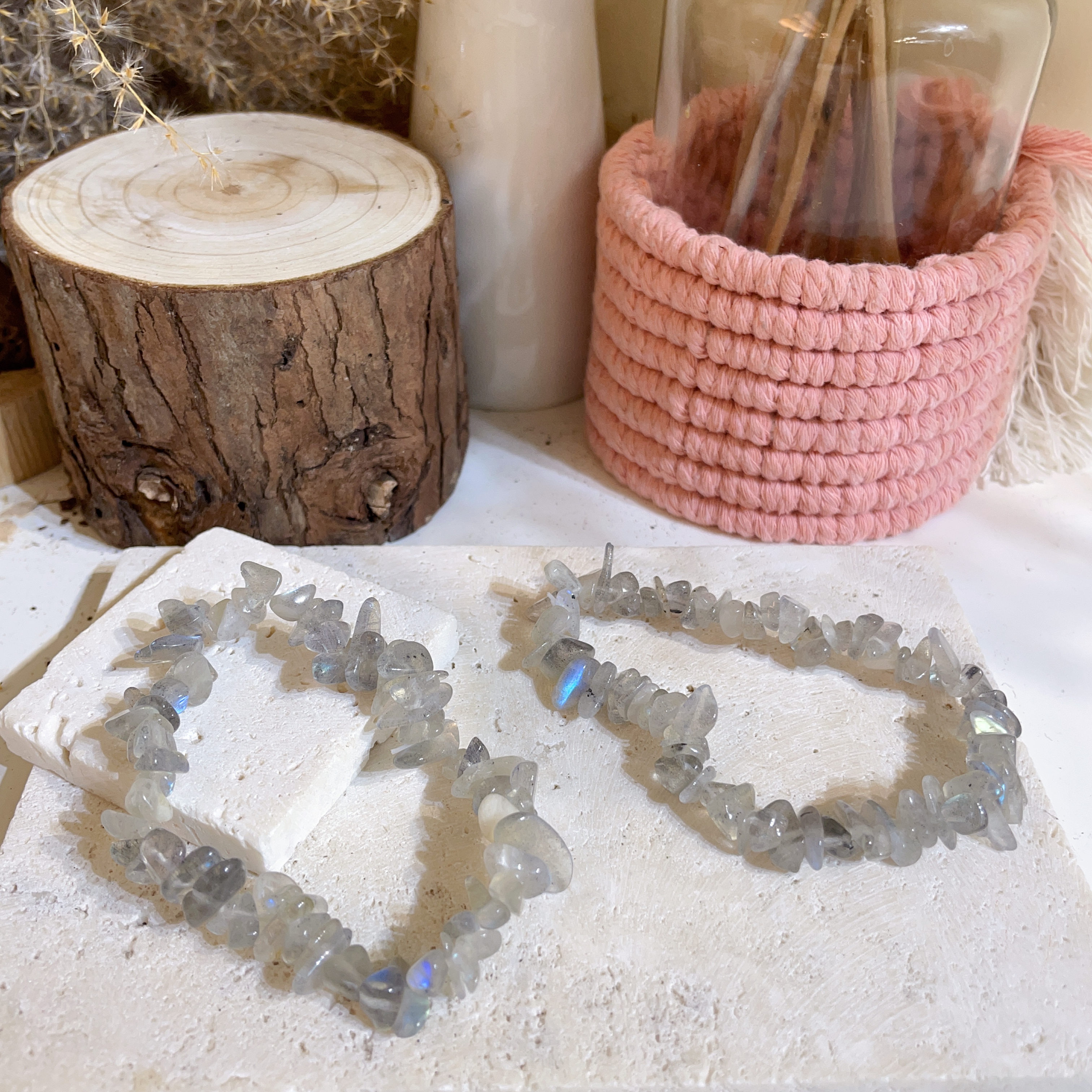 彩拉長隨形手串