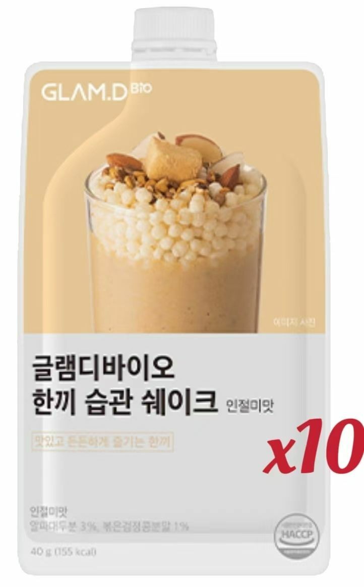 GLAM.D - Light Meal Shake Soy Milk Flavor 40g x10pcs()8809517412816 exp.2026.08.13