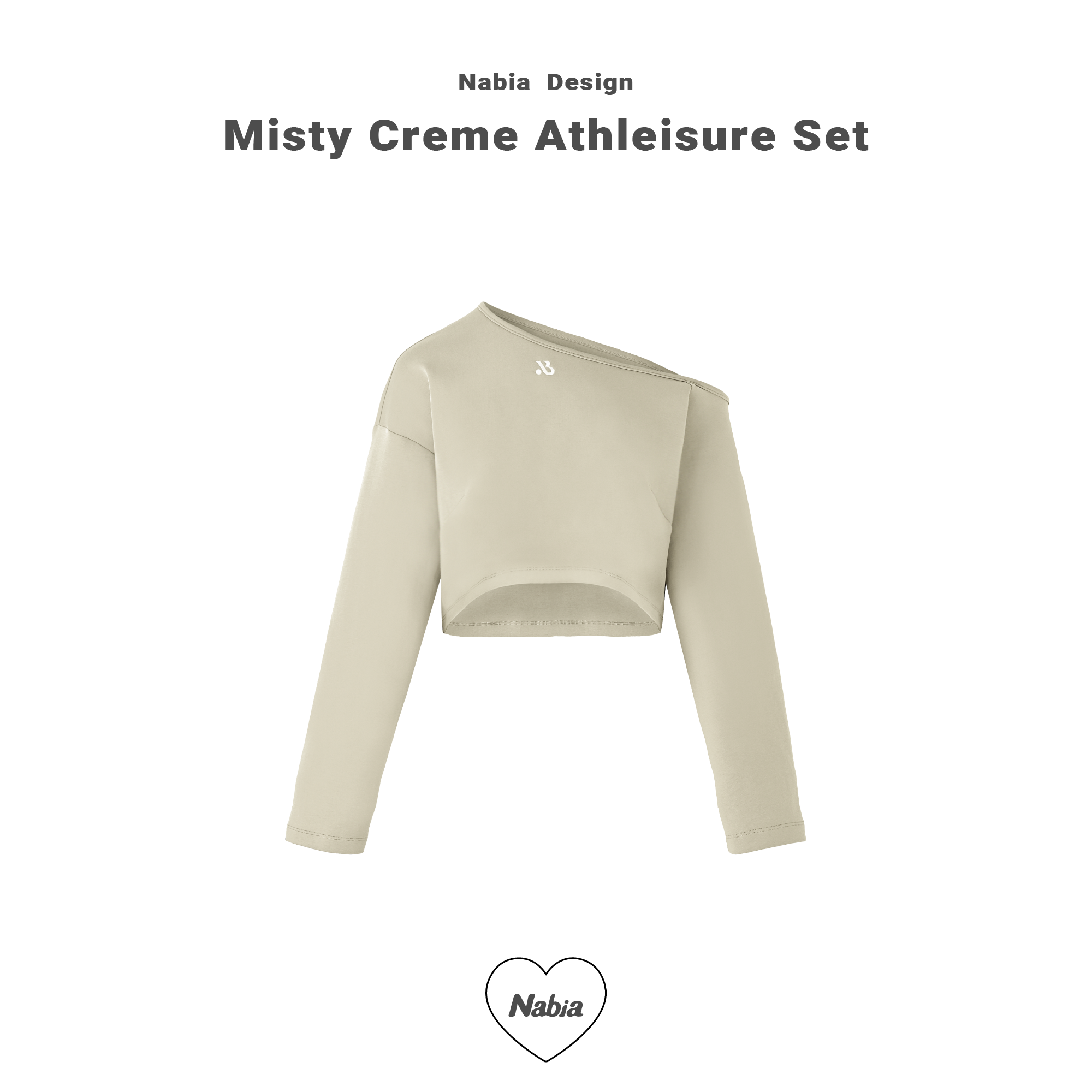 酪梨芝芝奶蓋斜肩上衣