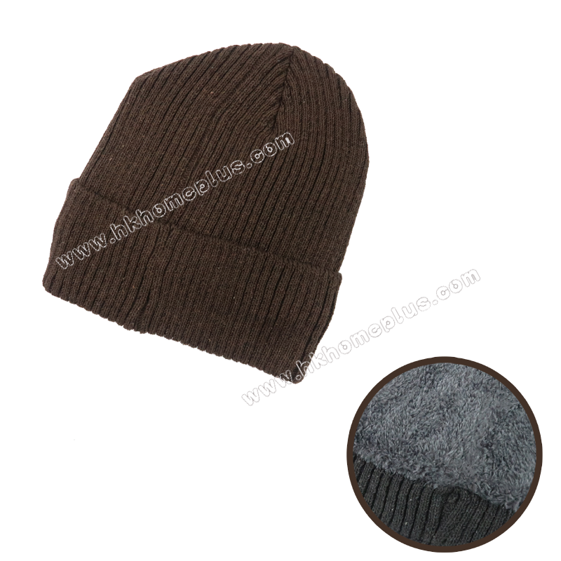 秋冬絨毛底保暖冷帽