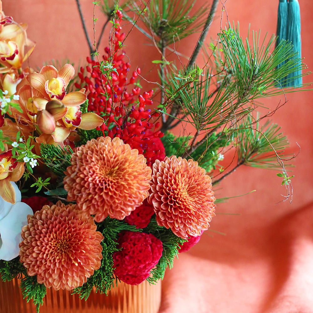 【鶴采】春節盆花