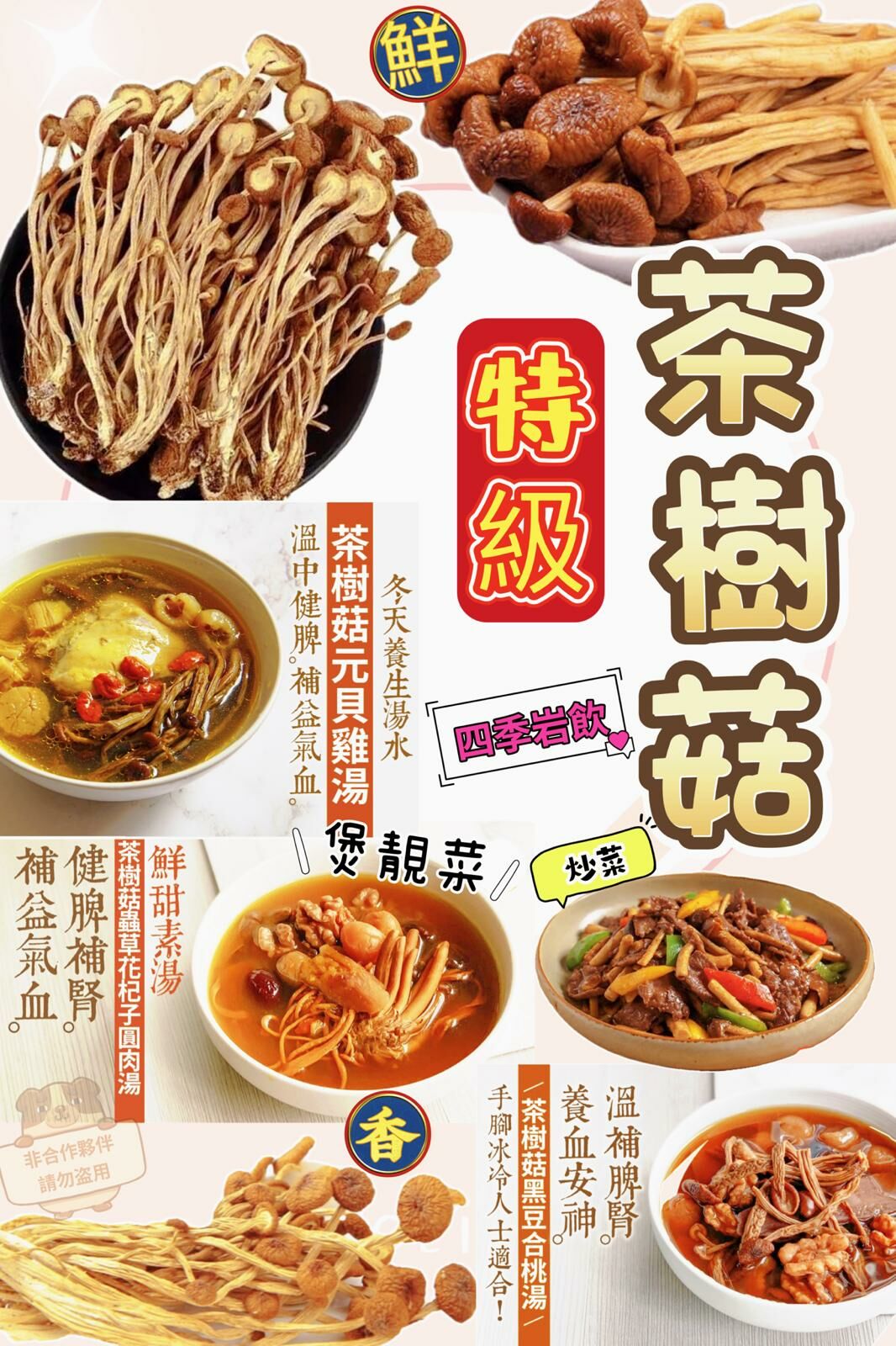 (1776)特級茶樹菇300g