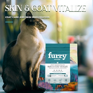 Furry Wonder 全貓 美毛護膚 主食凍亁 雞肉+鯖魚味 8oz/ 16oz (貓脫水糧)