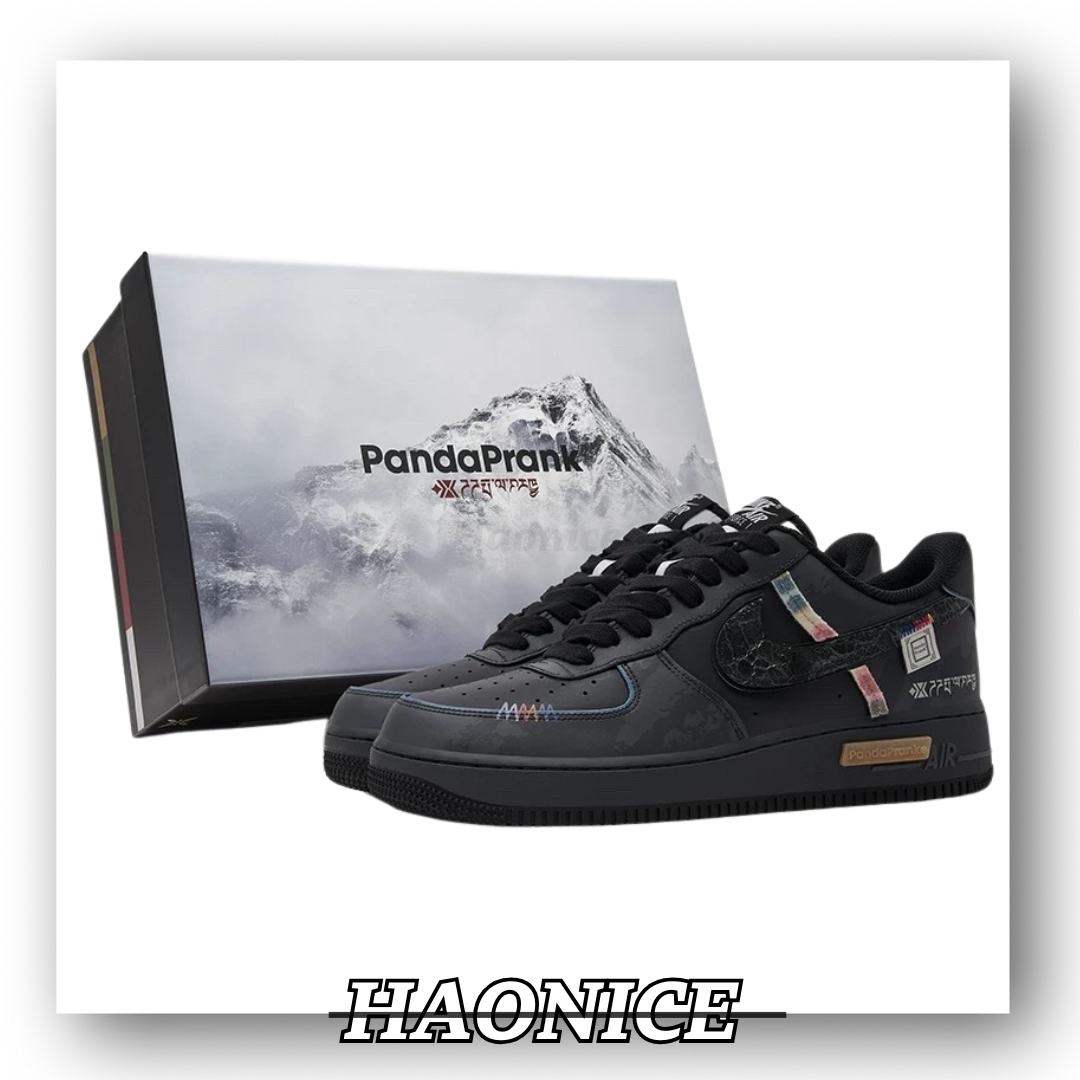 【HAO NICE】熊貓惡作劇Nike Air Force 1 Low山赴藏地夜族戶外休閒低筒板鞋 設計感🈵🈵