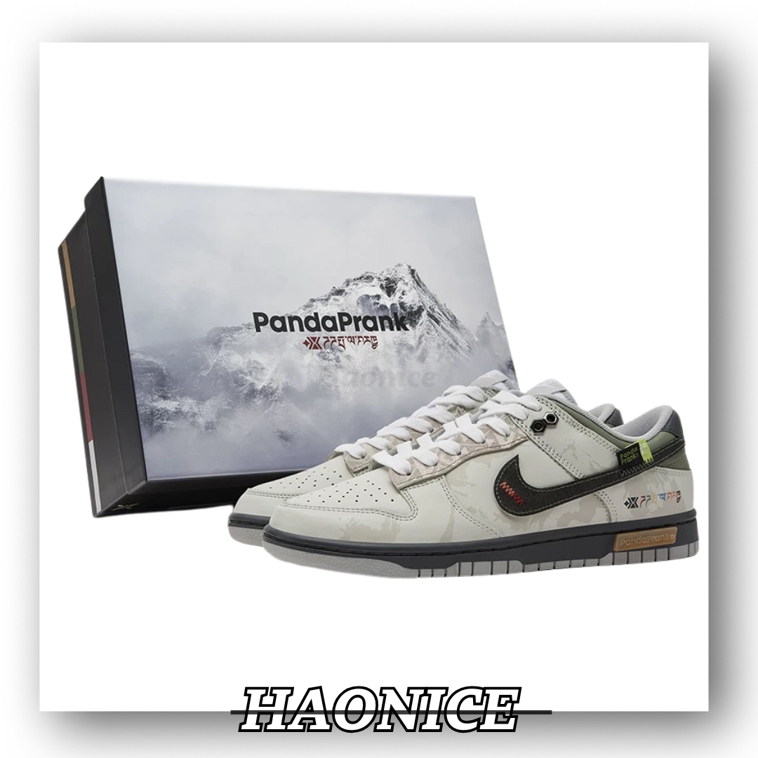 【HAO NICE】熊貓惡作劇Nike Dunk Retro "Grey Fog"山赴藏地心系曠野低筒板鞋 設計感🈵️🈵