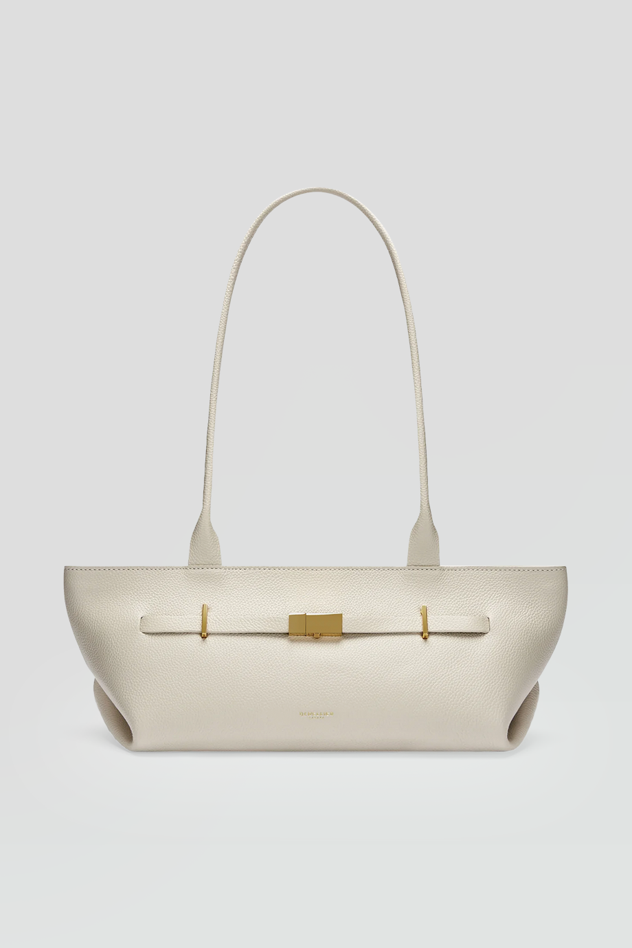 DeMellier｜NEW YORK 真皮金釦法棍型肩背包