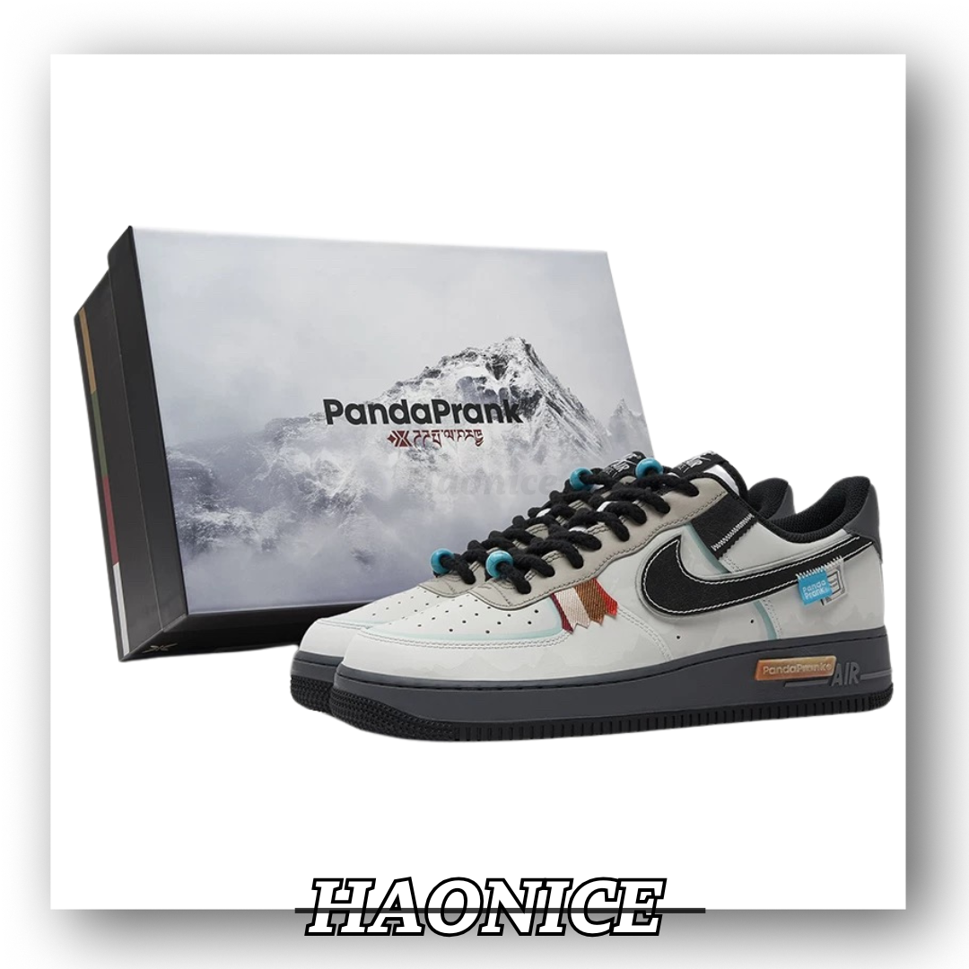 【HAO NICE】熊貓惡作劇Nike Air Force 1 Low山赴藏地天梯戶外休閒風低筒板鞋 設計感🈵️🈵