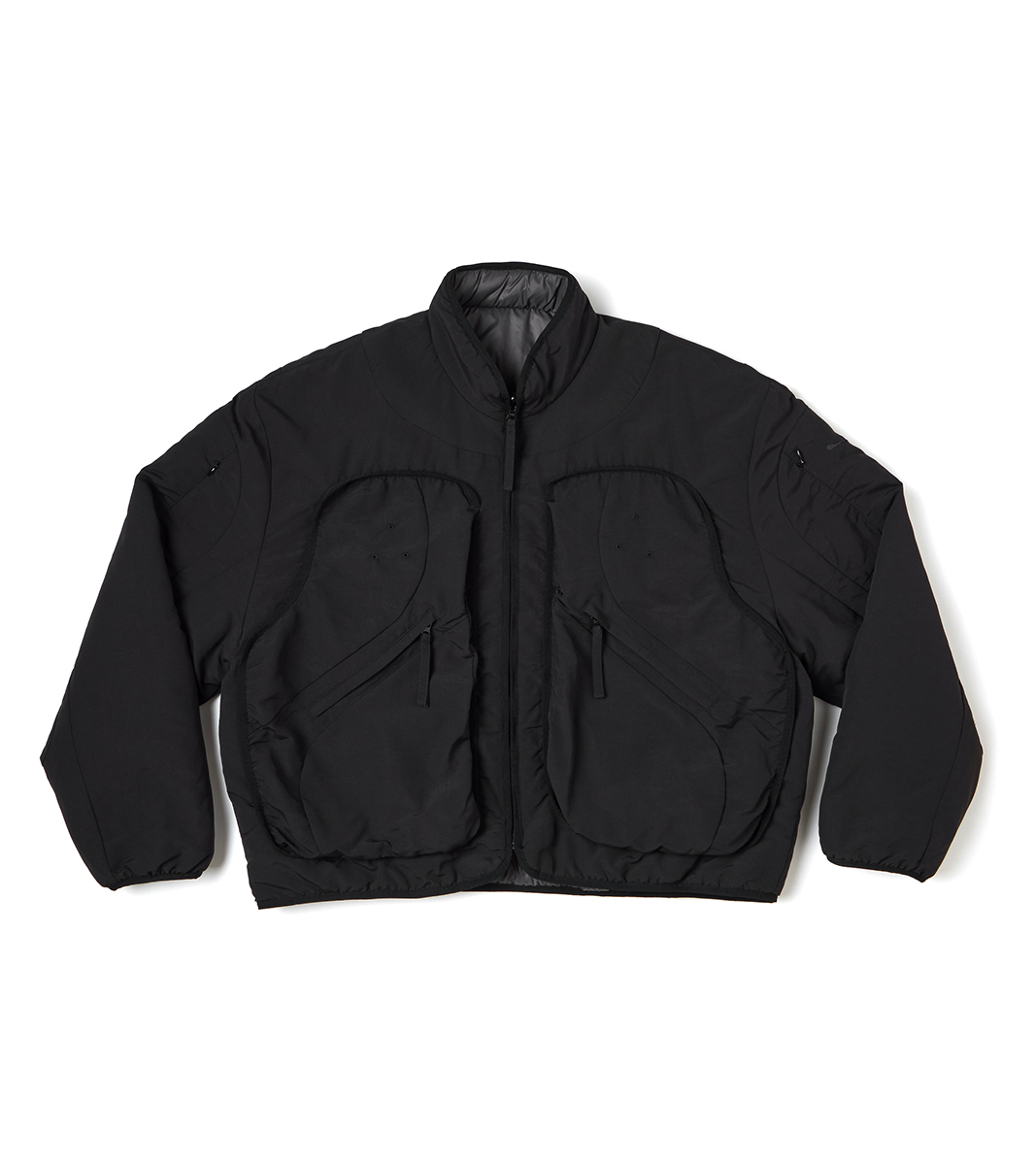 nozzle quiz® / AThinsulate™ Arc bomber (2side) - 黑