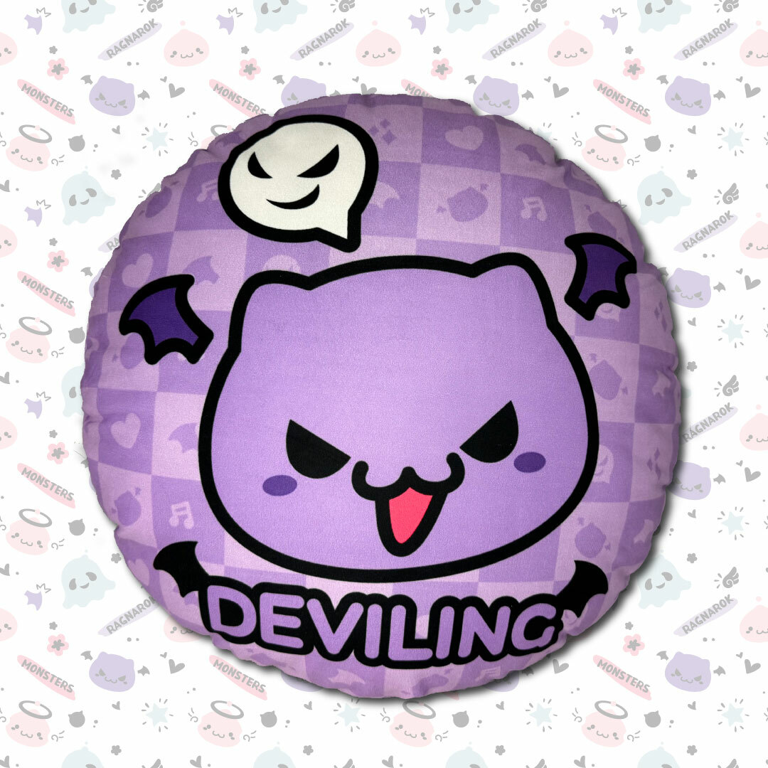 《RO仙境傳說》惡魔波利圓形抱枕(45cm)