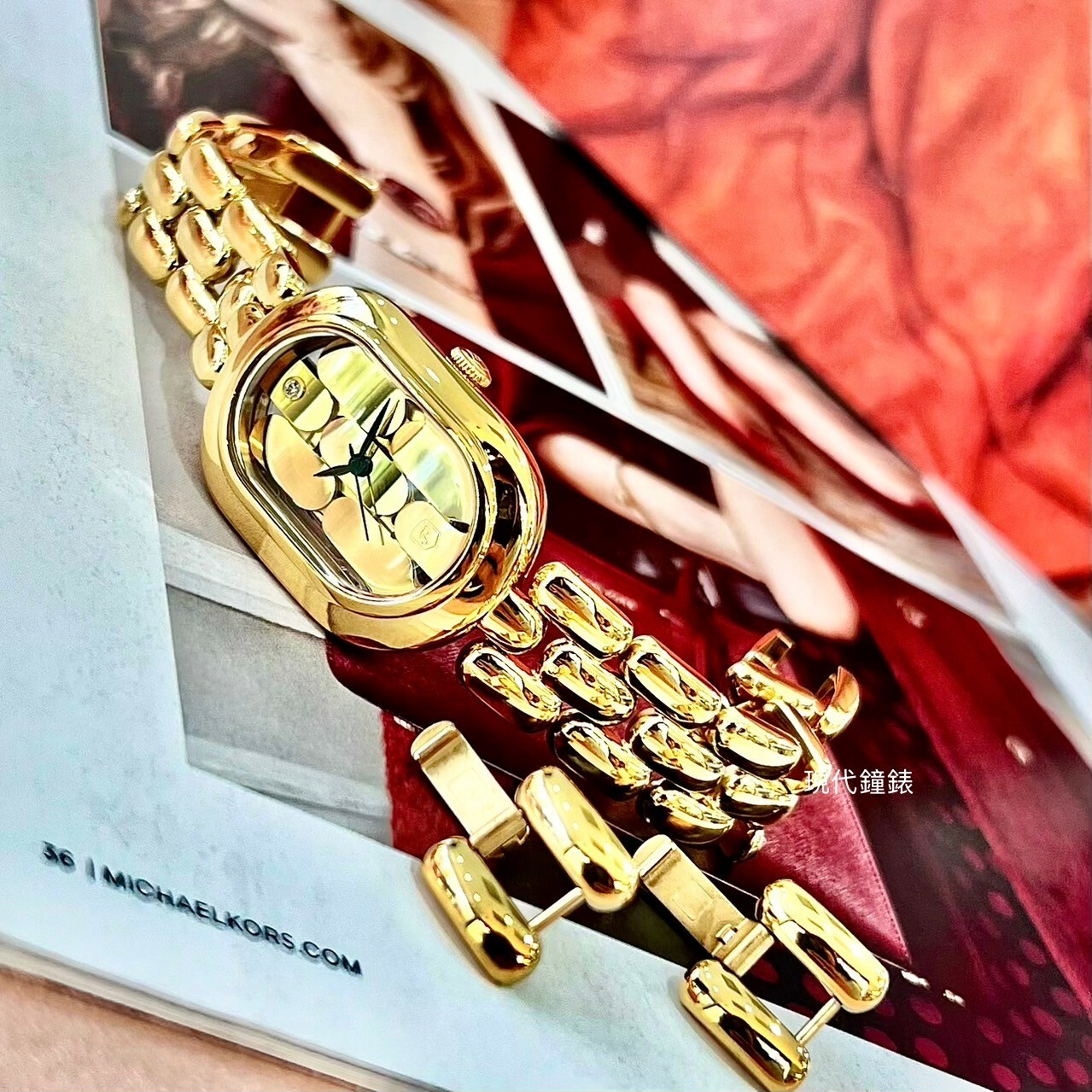 【Fossil】Sloan 流光雅韻精緻女錶 ES5380 24 mm 現代鐘錶