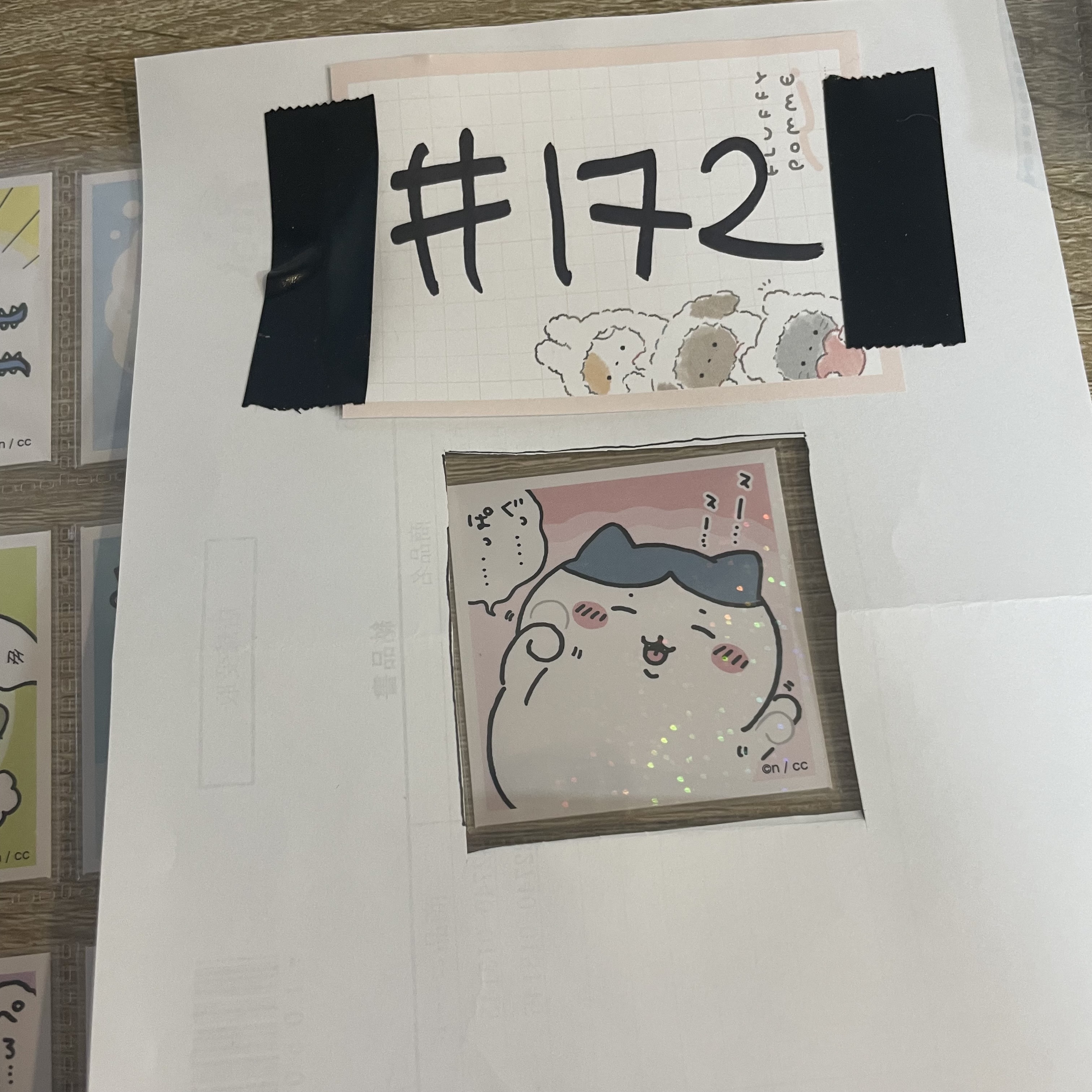 CHIIKAWA 八字貓  貼紙#172