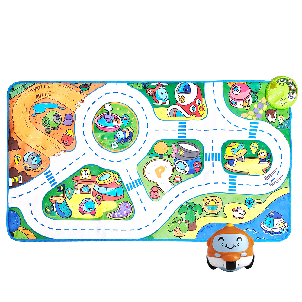 二合一跑跑滾輪車城市探索遊戲墊