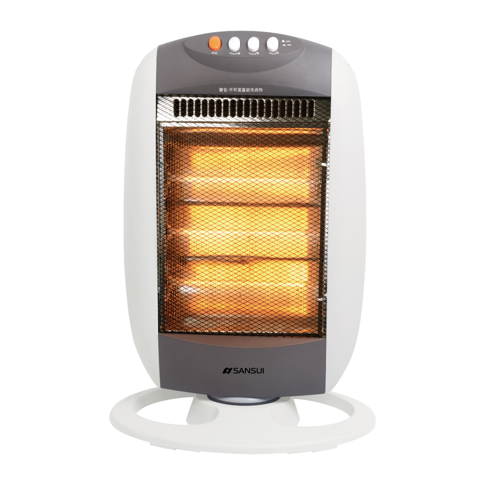 【SANSUI山水】立式鹵素燈電暖器 SH-RU72(福利品)