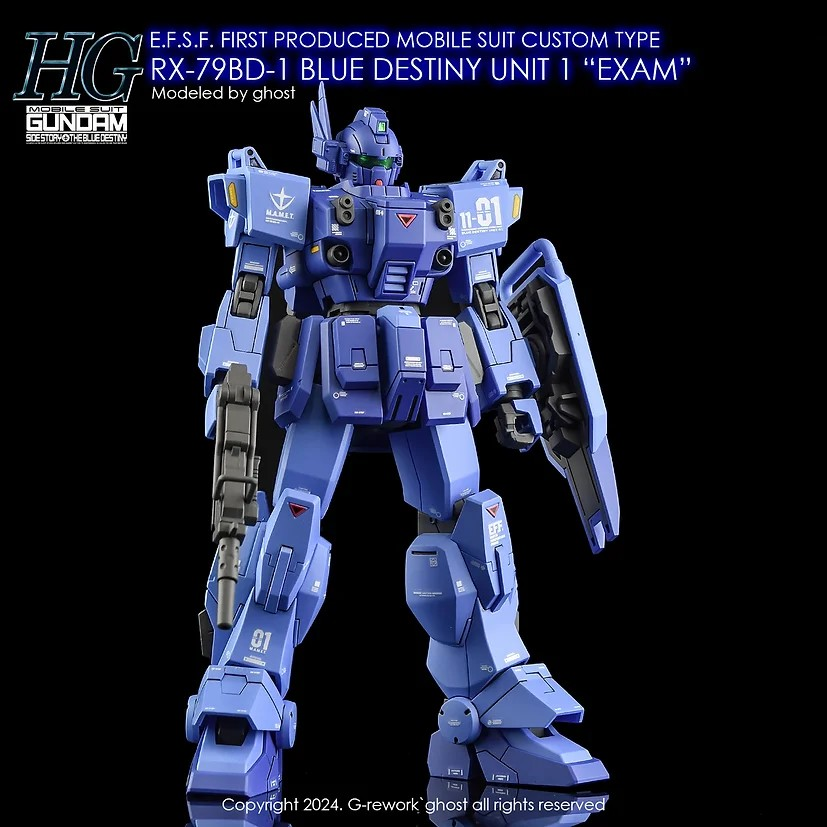[HG] RX-79 BD-01 [BLUE DESTINY] (Renewal version)