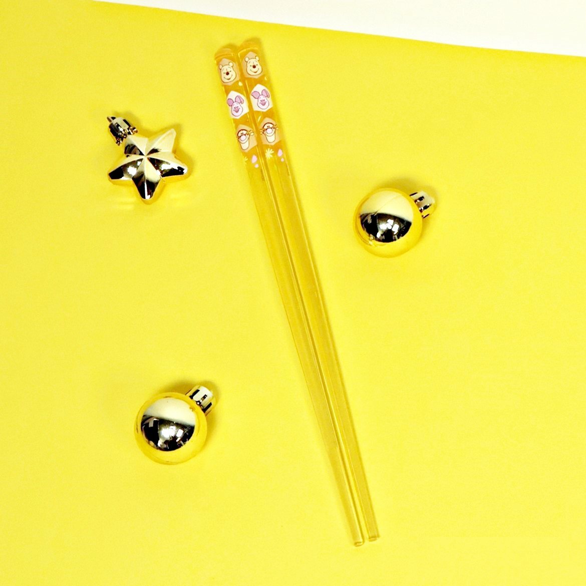 迪士尼小熊維尼 - 亞克力筷子