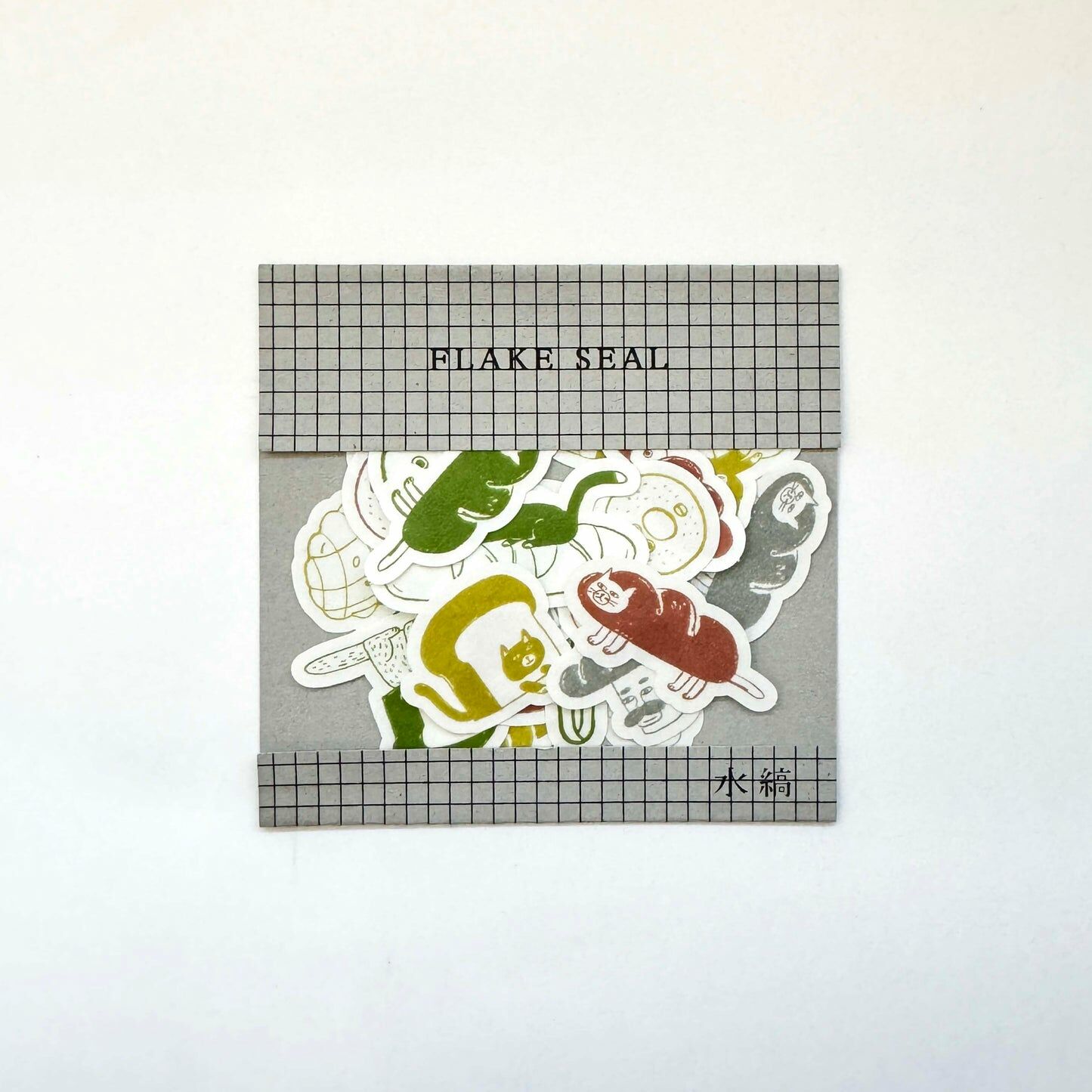 柴田ケイコ x 水縞｜NARIKIRI BAKERY｜造型貼紙包 / 水縞 / 日本