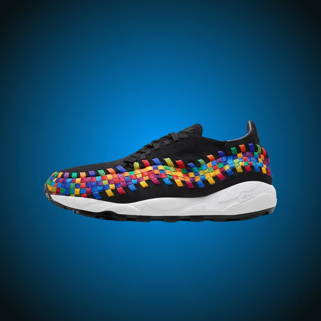(現貨秒發)Nike Air Footscape Woven "Rainbow" 編織 側綁 馬毛 彩虹 FB1959-002