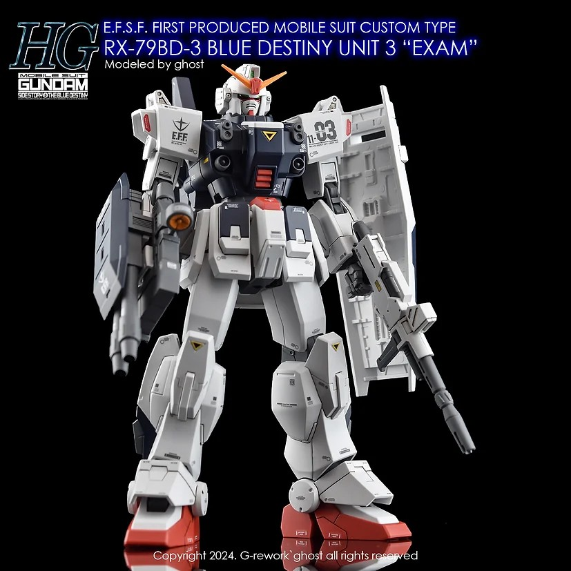 [HG] RX-79 BD-03 [BLUE DESTINY] (Renewal Version)