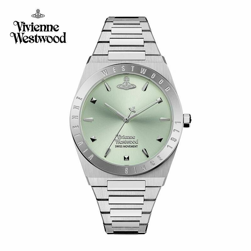 VV244PGRSL 西太后 Vivienne Westwood Charterhouse 34mm 綠色錶盤 不鏽鋼 女裝 手錶 (香港行貨)