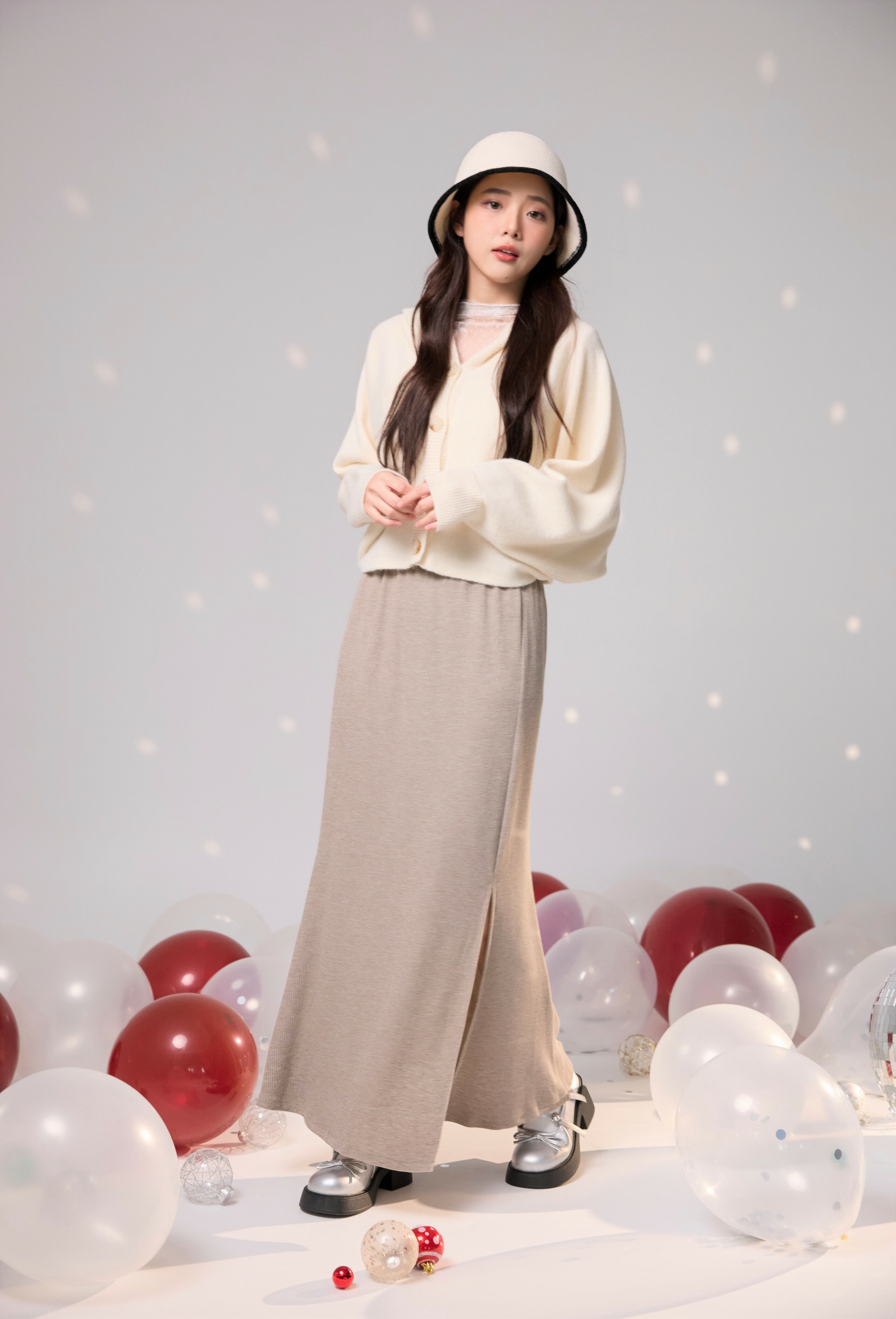 法朵Fado shop｜ 連帽排釦斗篷外套 8922003 二色