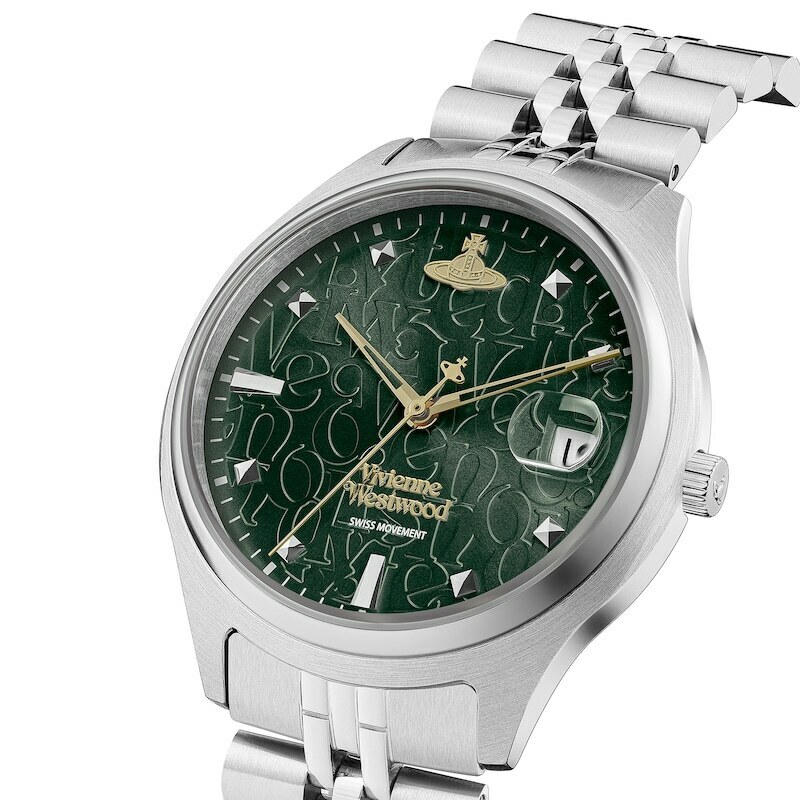 VV261GRSL Vivienne Westwood Camberwell 37mm 綠色錶盤 不鏽鋼 女裝 手錶 (香港行貨)