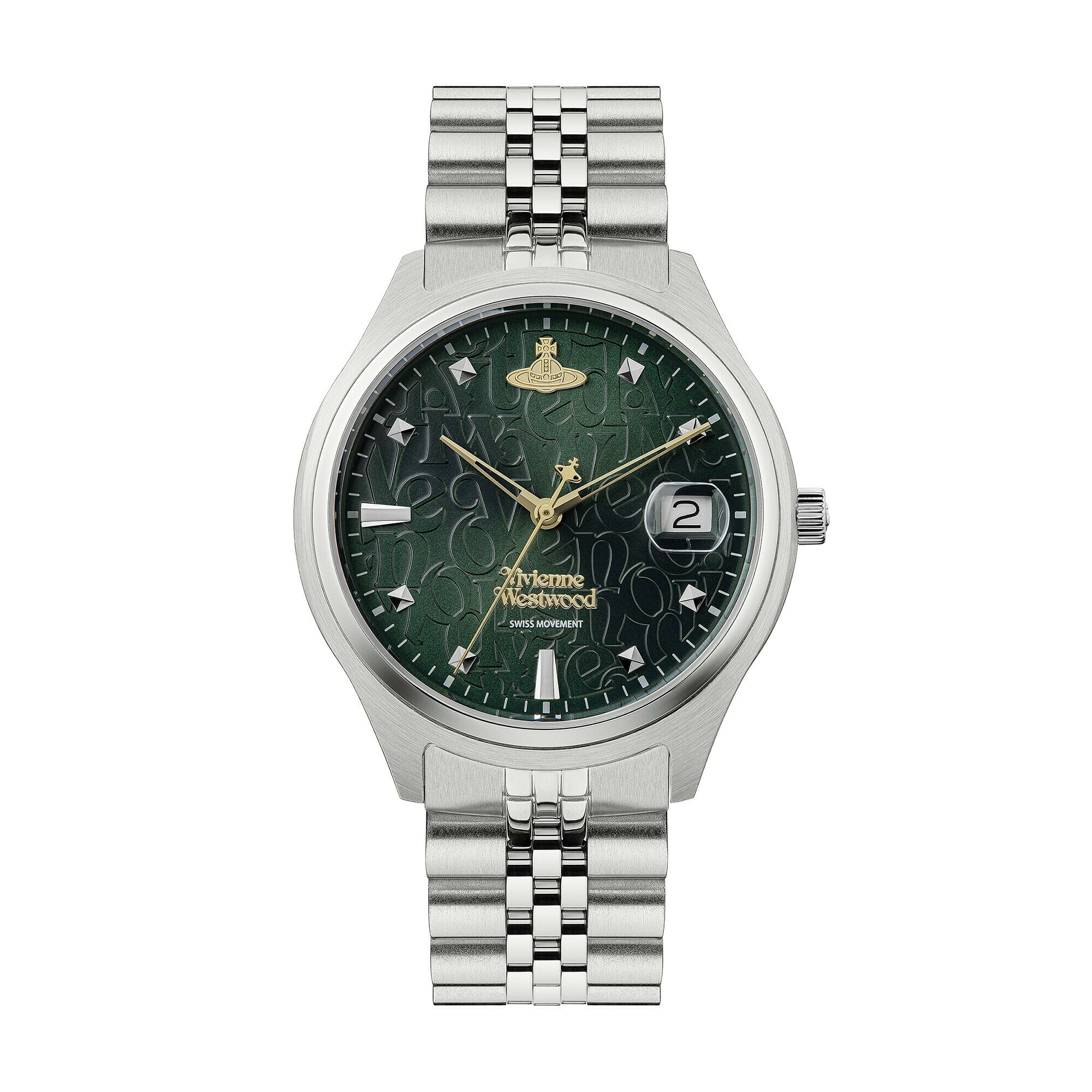 VV261GRSL Vivienne Westwood Camberwell 37mm 綠色錶盤 不鏽鋼 女裝 手錶 (香港行貨)