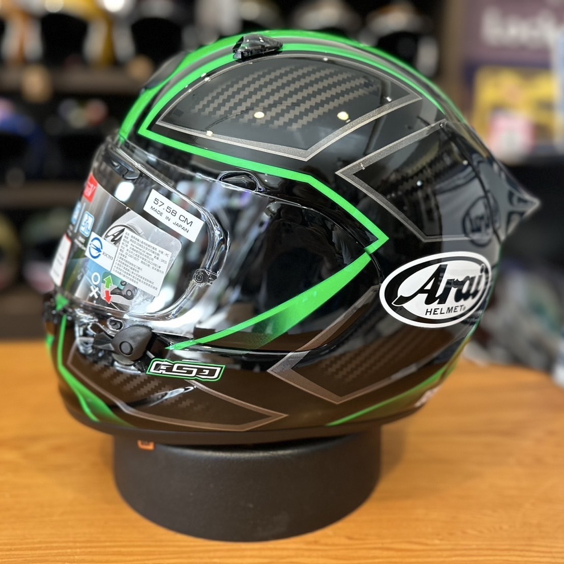 德芯騎士部品屋 現貨 日本Arai ASTRO-GX SPINE GREEN頂級全罩 公司貨