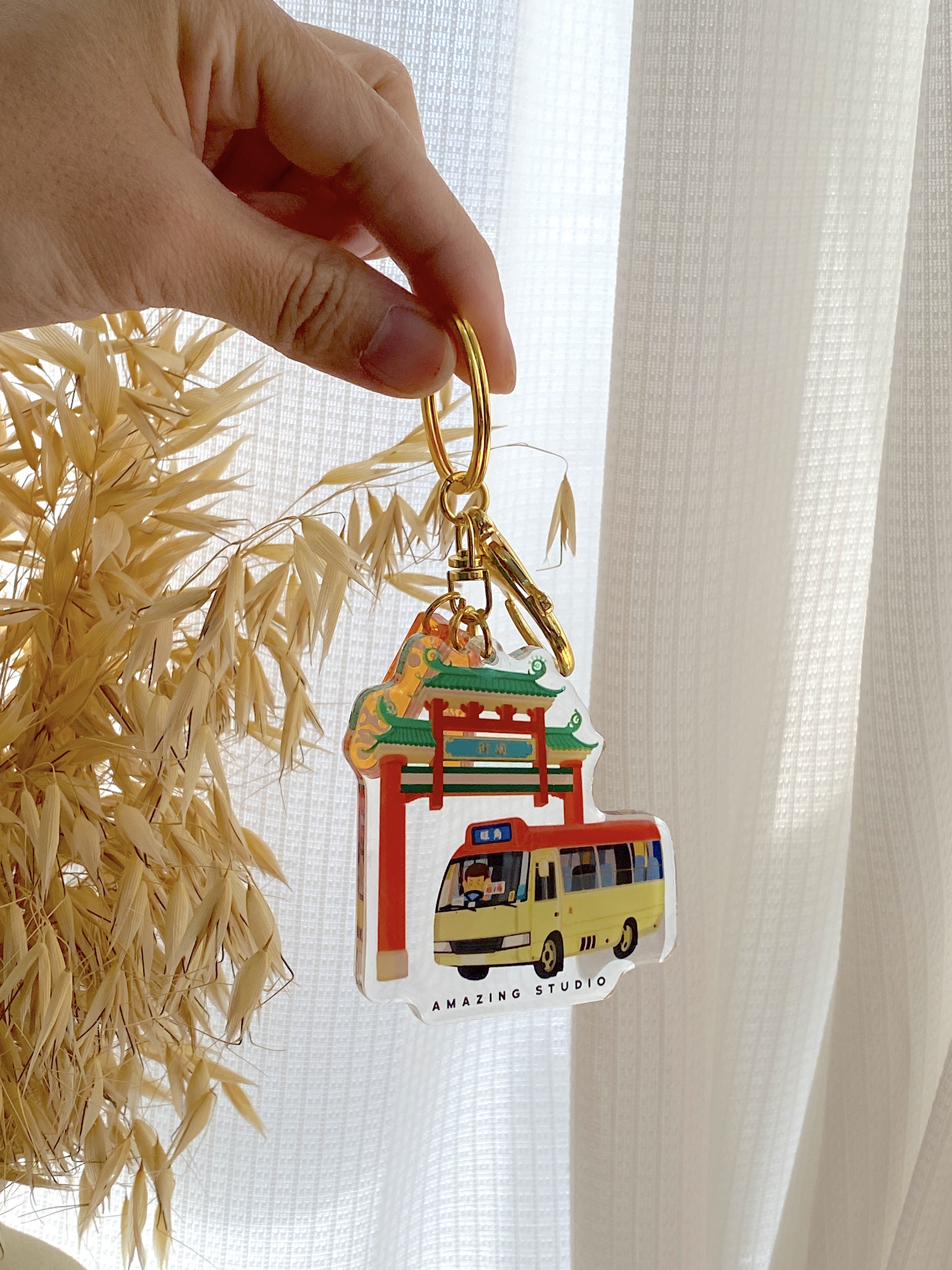 【小巴】鎖匙扣丨香港特色丨Amazing Studio