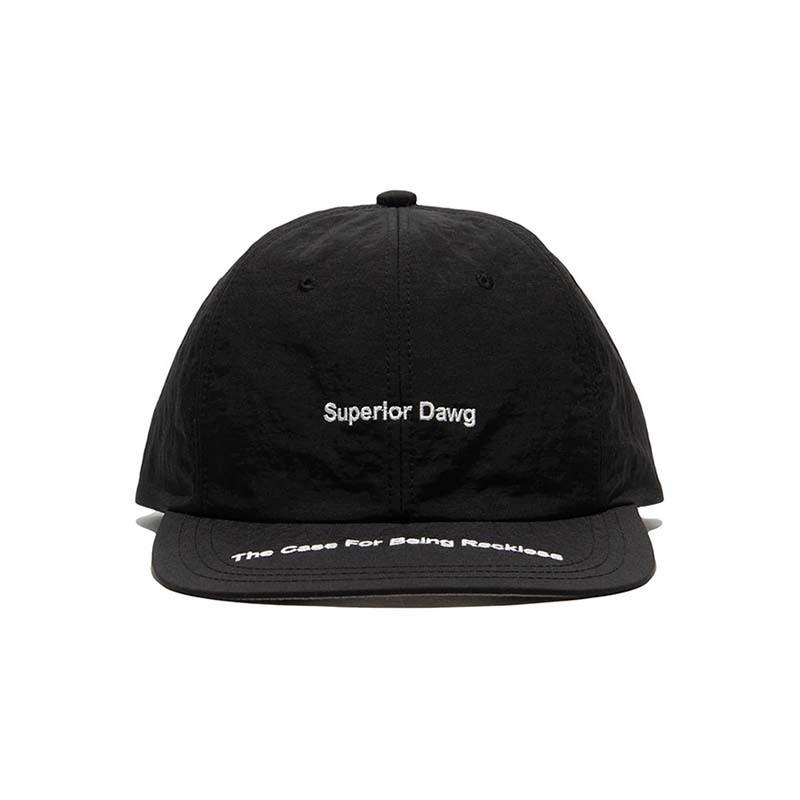 THE H.W.DOG&CO DAWG LOGO SHALLOW CAP 防潑水高爾夫球帽 黑色 D-00964-BK [台灣現貨]