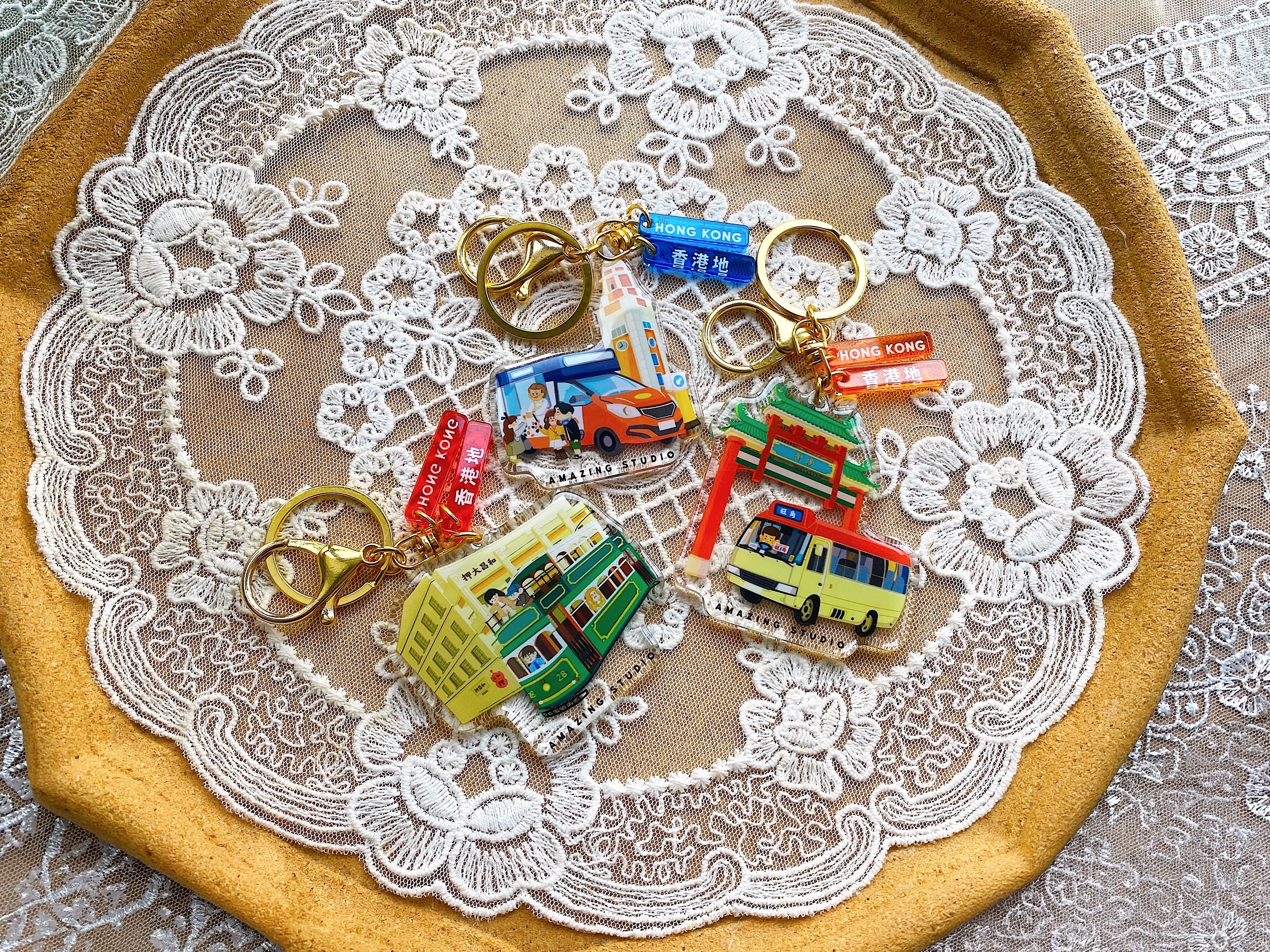 【電車】鎖匙扣丨香港特色丨Amazing Studio
