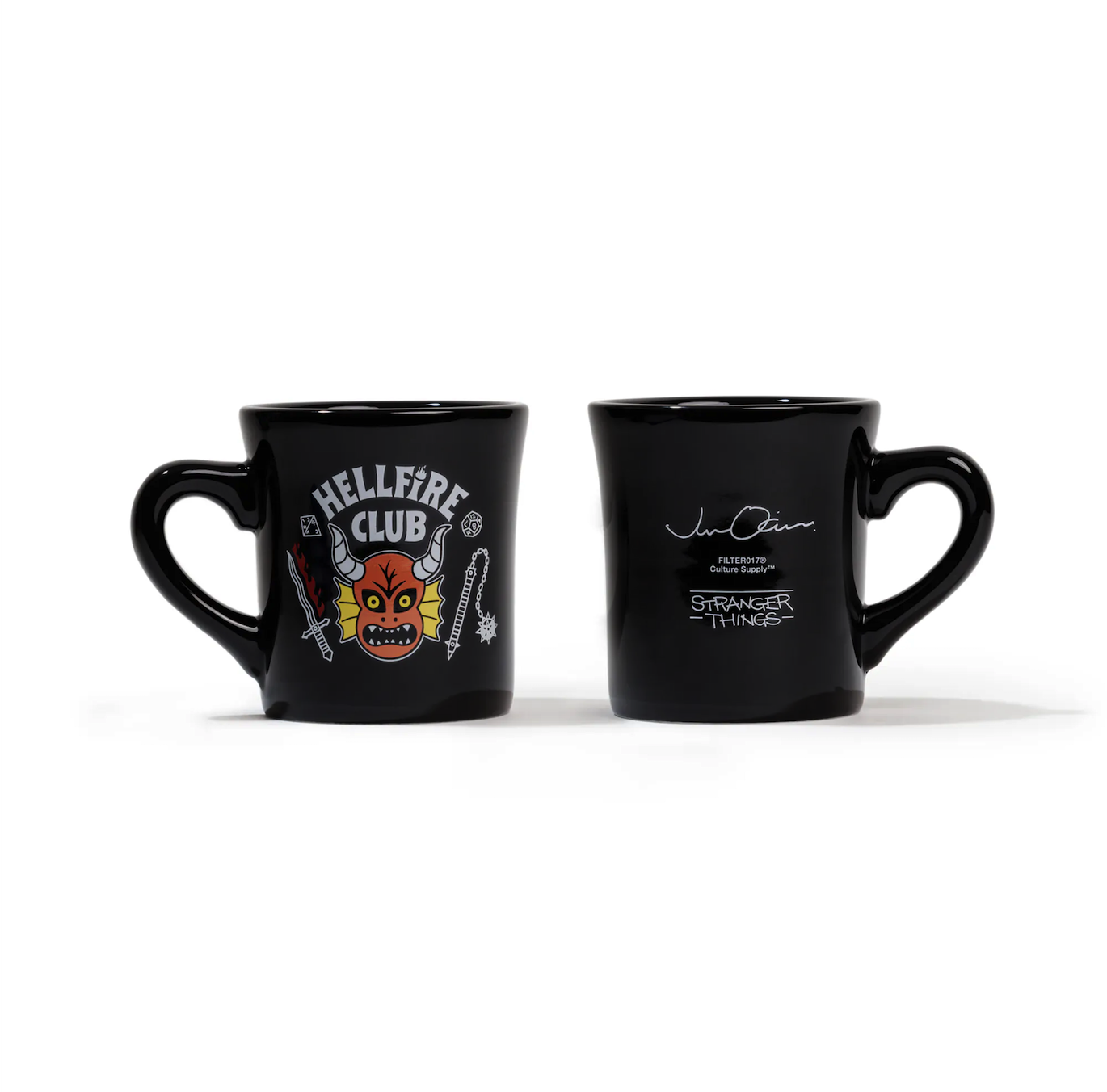 【現貨】FILTER017® X Stranger Things X Jun Oson Hellfire Club Mug 地獄火俱樂部日製陶瓷馬克杯