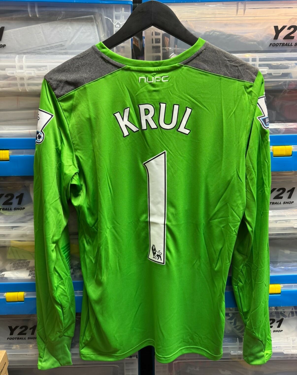 2013 - 2014 紐卡素 主場長袖龍門球迷版 #1 KRUL (BRAND NEW , 10/10)