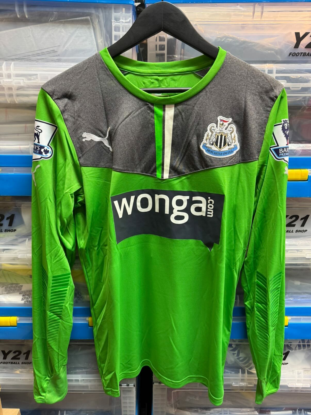 2013 - 2014 紐卡素 主場長袖龍門球迷版 #1 KRUL (BRAND NEW , 10/10)