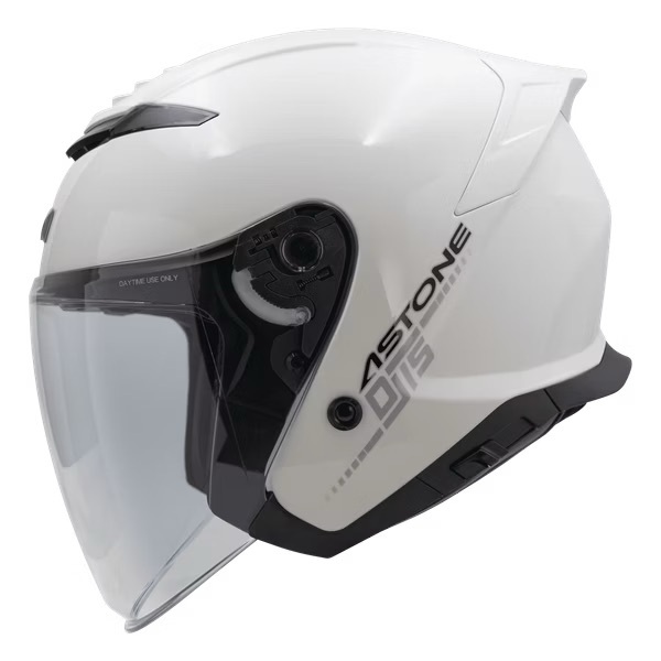 ASTONE DJ15 素色 白 3/4罩