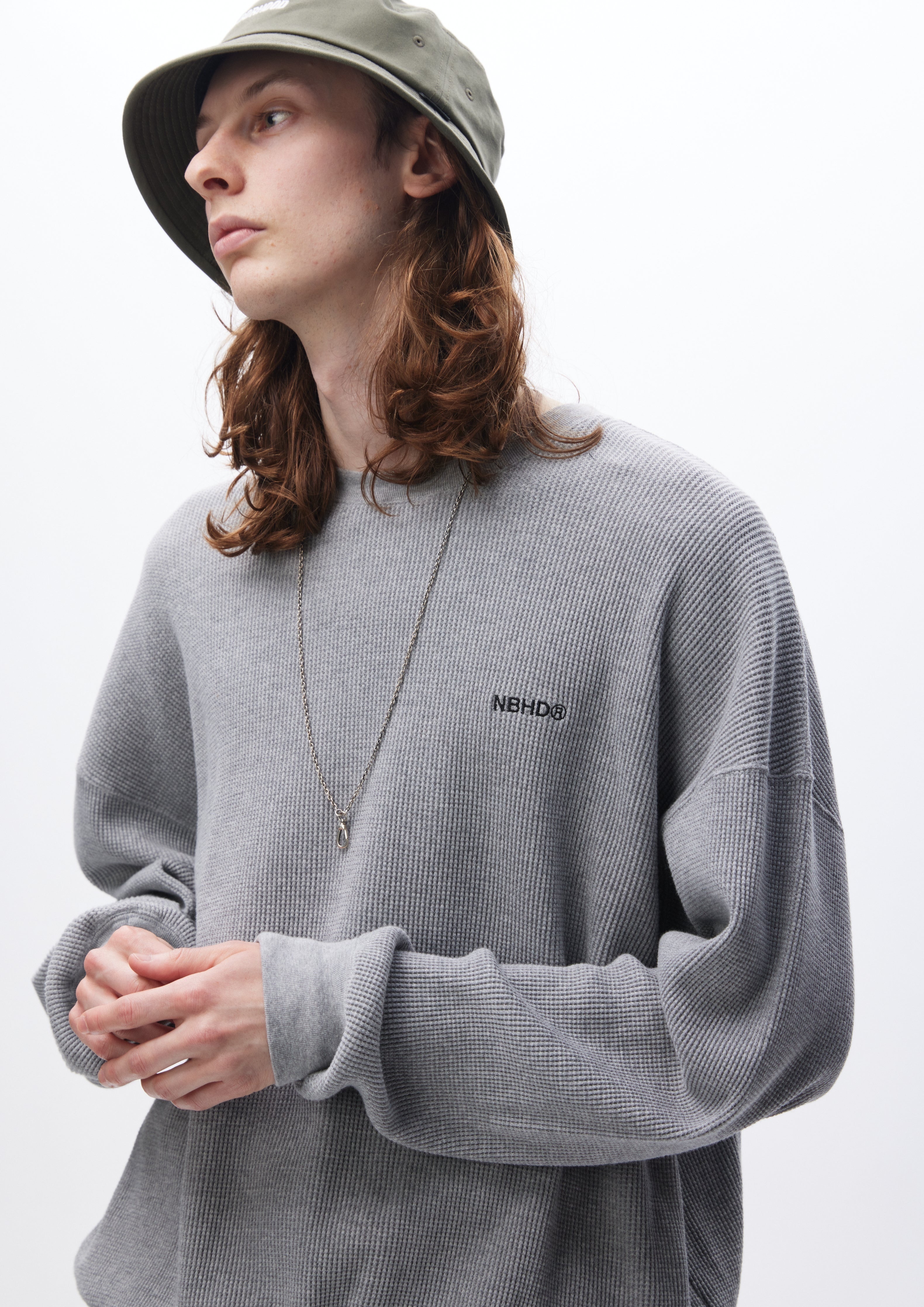 【NEIGHBORHOOD】WAFFLE FABRIC CREWNECK LS NEIGHBORHOOD WAFFLE FABRIC CREWNECK LS 242FPNH-CSM07