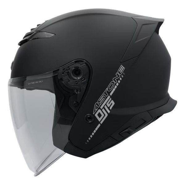 ASTONE DJ15 素色 平黑 3/4罩