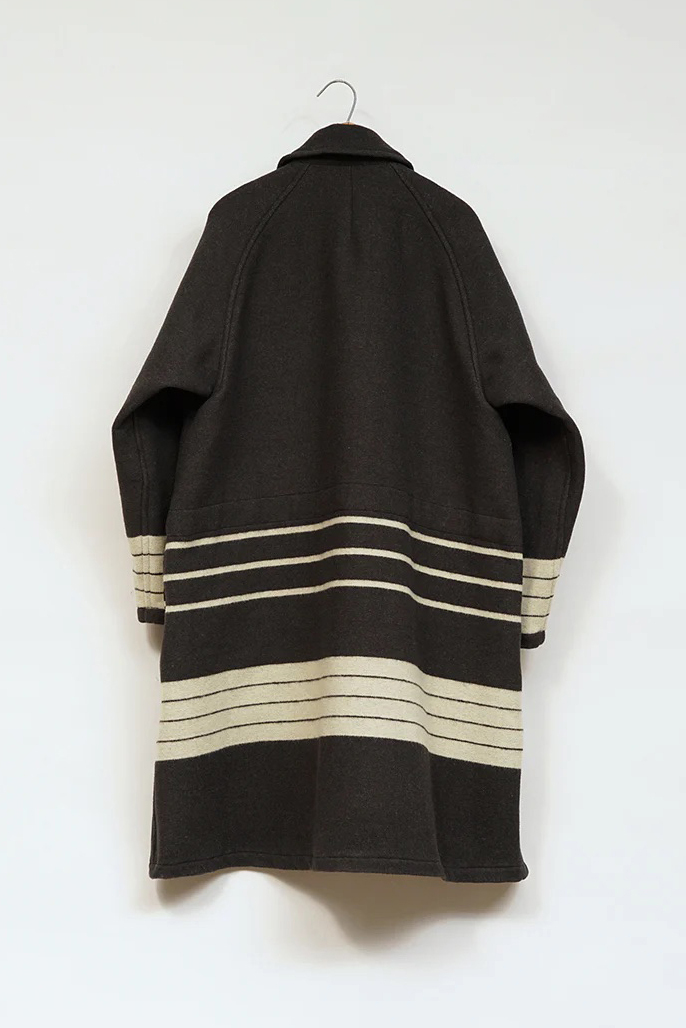 NIGEL CABOURN MOUNTAINEER BLANKET COAT