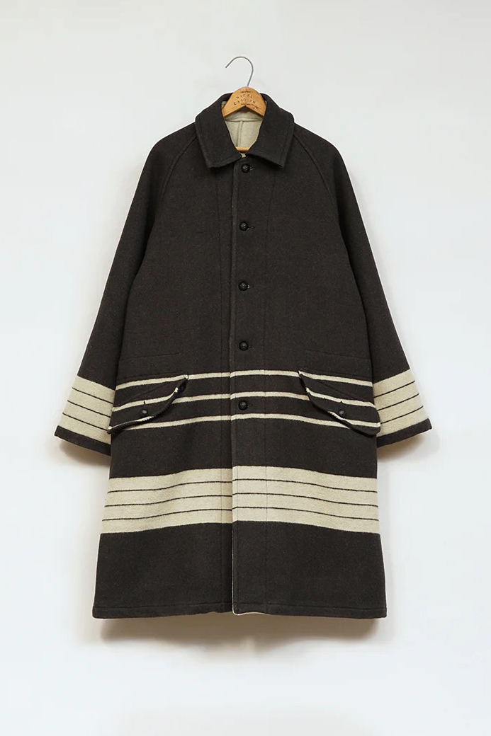 NIGEL CABOURN MOUNTAINEER BLANKET COAT