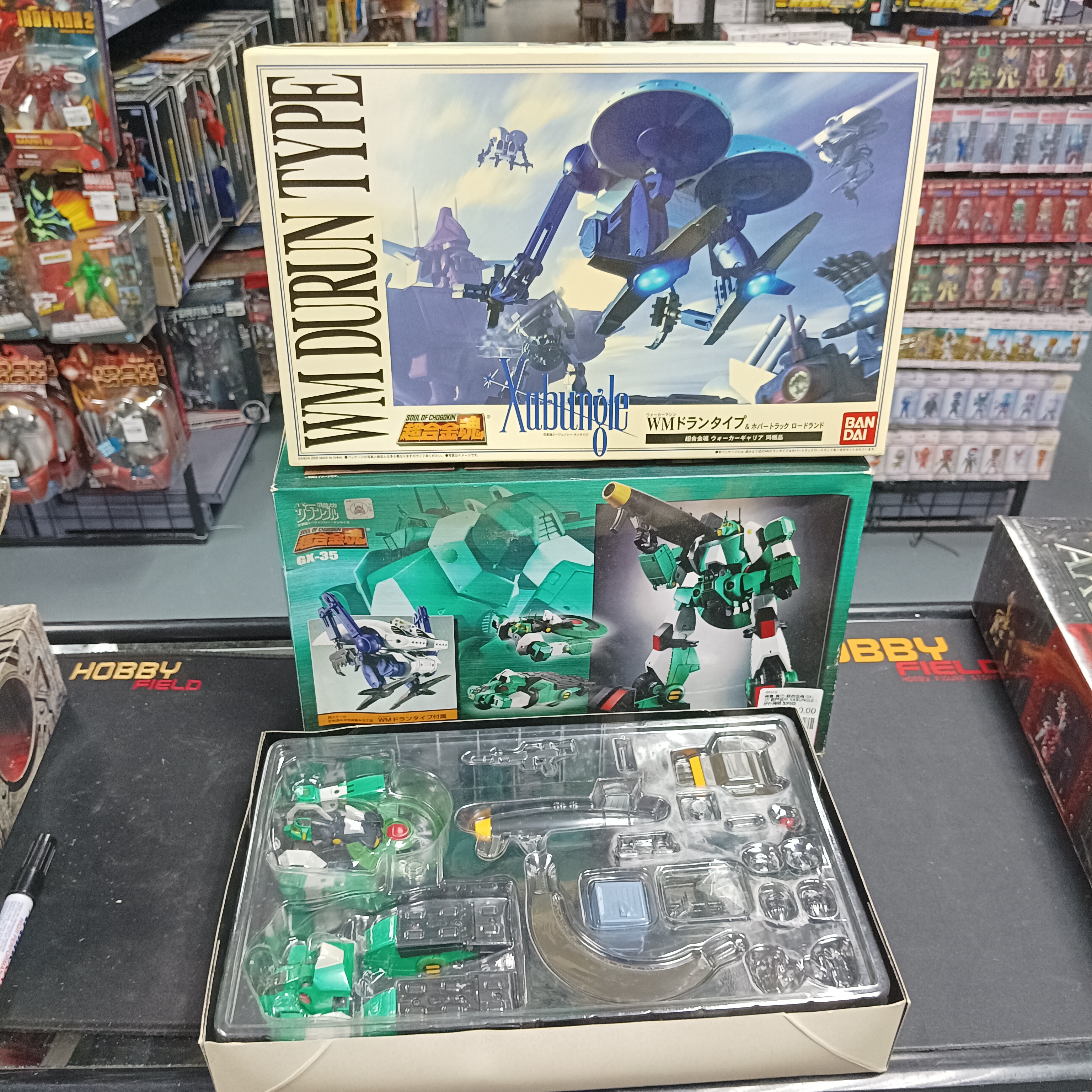 寄賣-其它-超合金魂 GX-35 戰鬥裝甲 XABUNGLE - 步行機械 加利亞