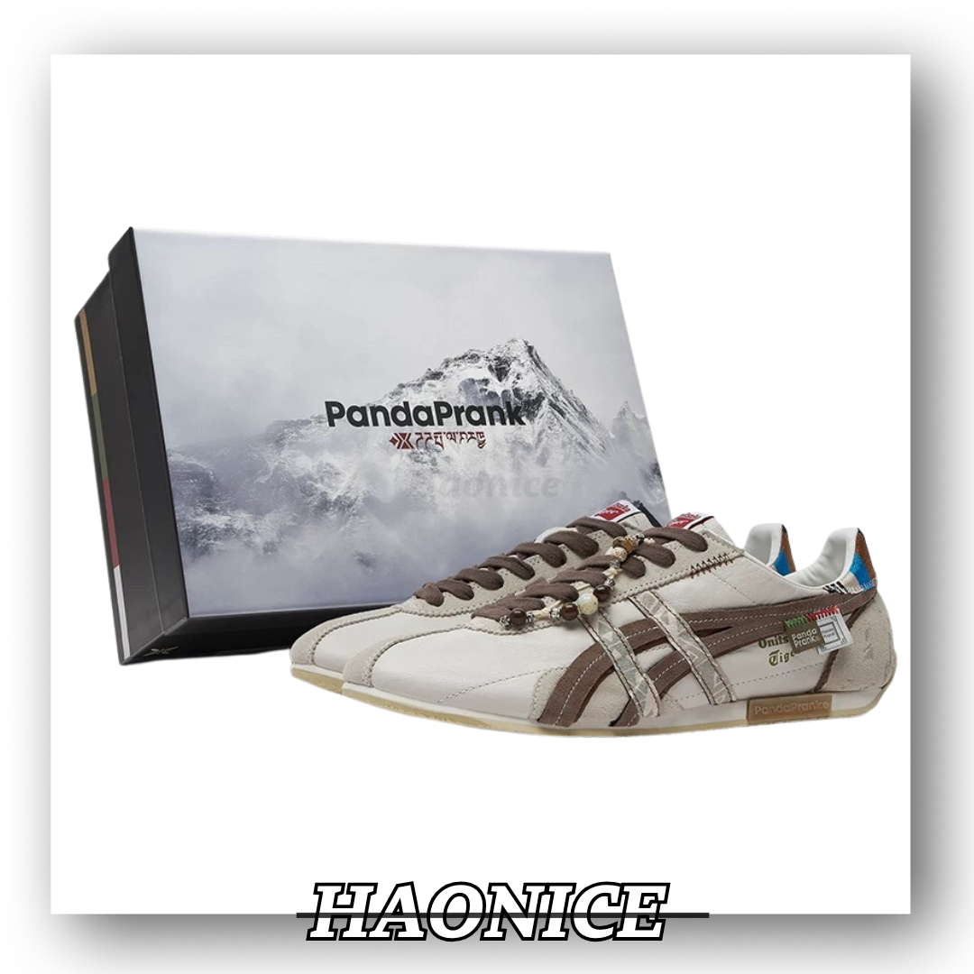 【HAO NICE】熊貓惡作劇Onitsuka Tiger鬼塚虎 山赴藏地白雲之巔 低筒休閒鞋 設計感🈵️🈵