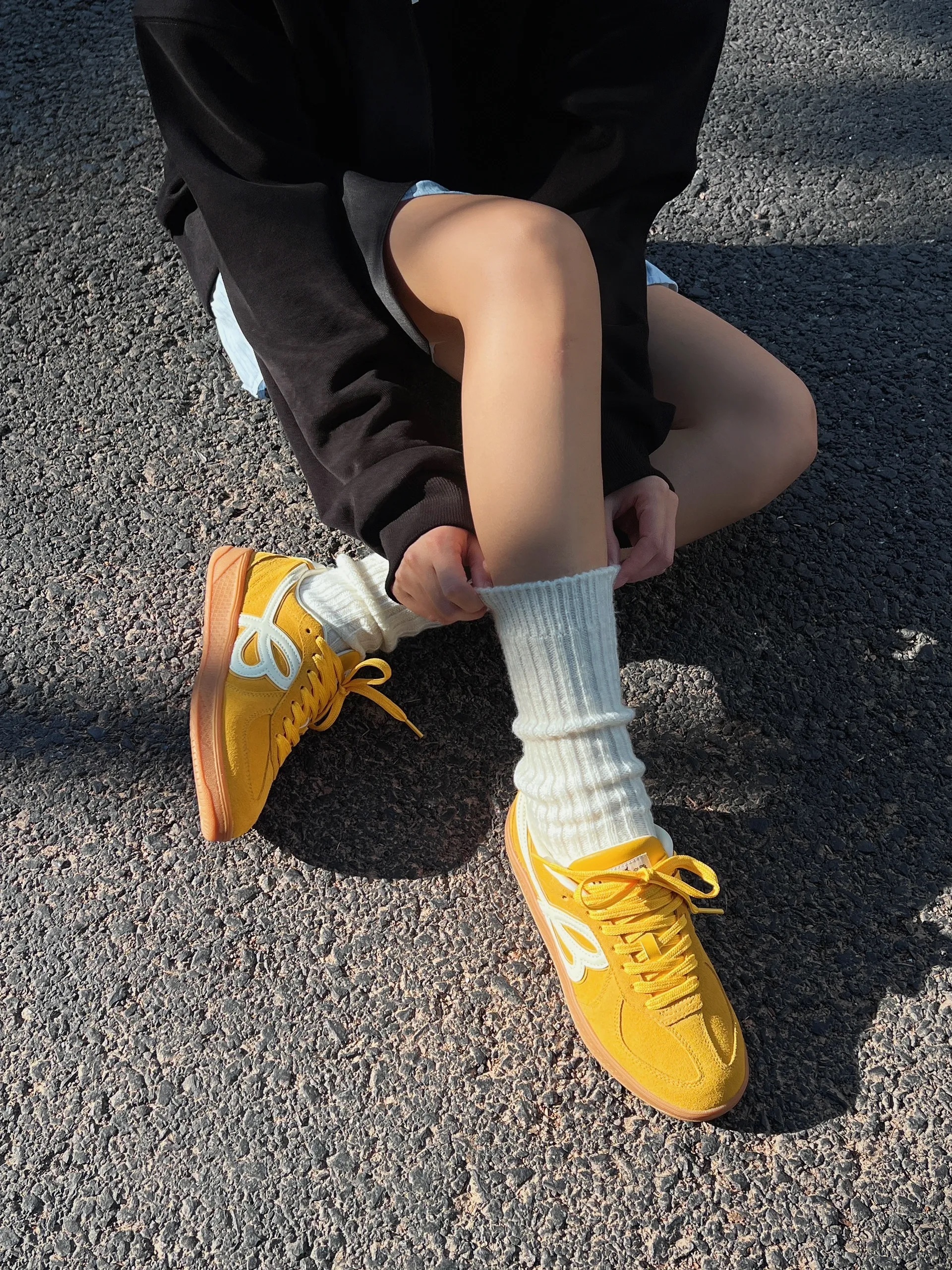 HBD X S45 X WE FLOWER 小花鞋 競速黃 芥黃 焦糖底 金冬天 Winter同款 德訓鞋 男女鞋 / 預購