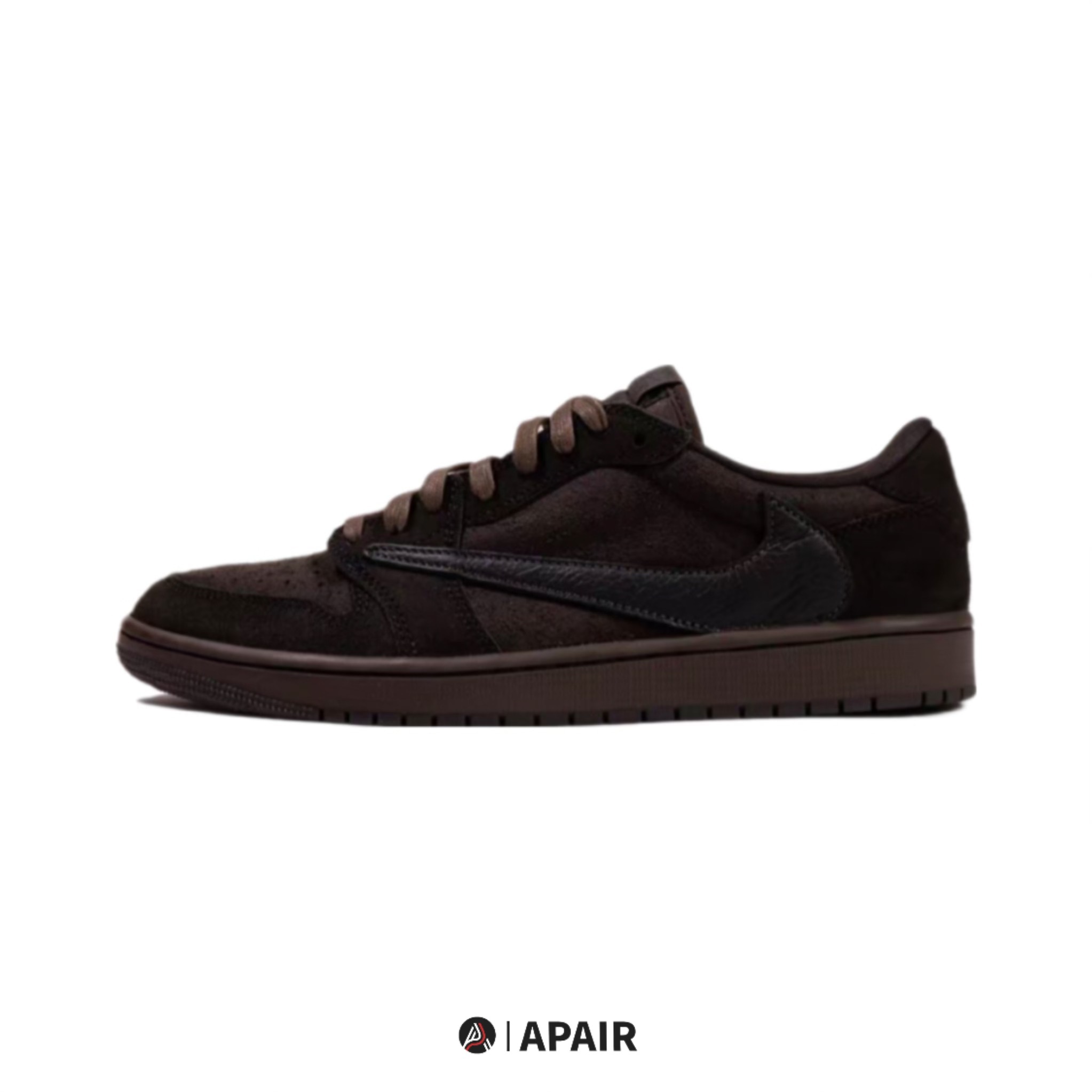 【APAIR】預購 Travis Scott x Nike Air Jordan 1 Low OG "Velvet Brown" 巧克力 摩卡 黑棕 倒鉤 DM7866-202