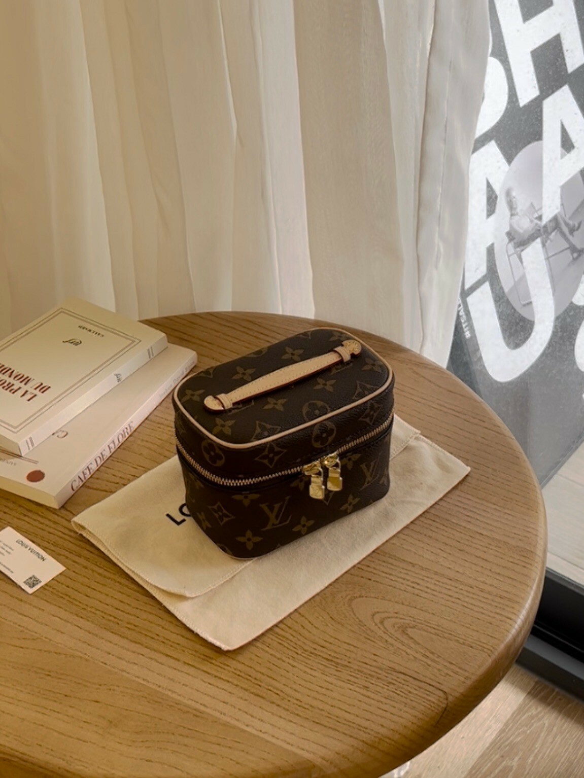 LV｜ICE NANO 化妝包 棕色老花 M44936