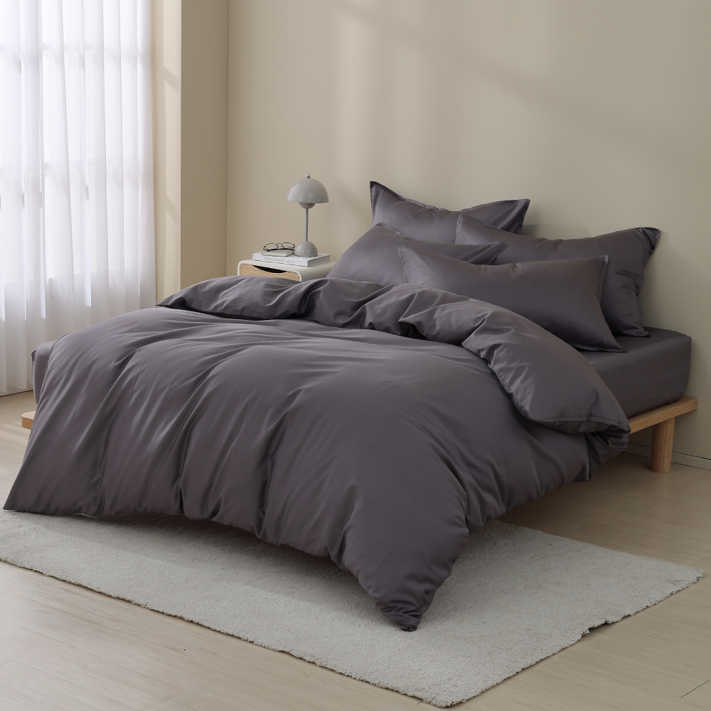 300織精梳純棉｜100%純棉｜單品｜法式壓框枕套｜2入