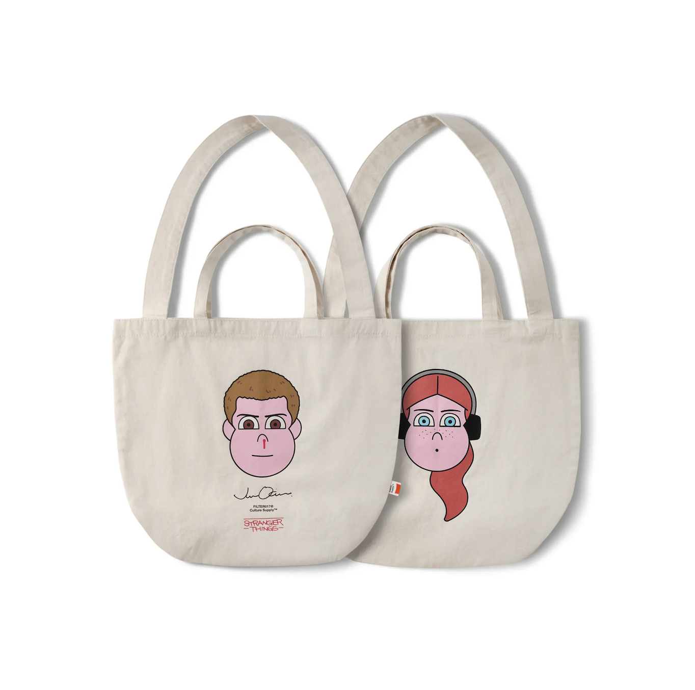 【現貨】FILTER017® X Stranger Things X Jun Oson Elmax Tote Bag / 伊萊雯與麥克絲托特包