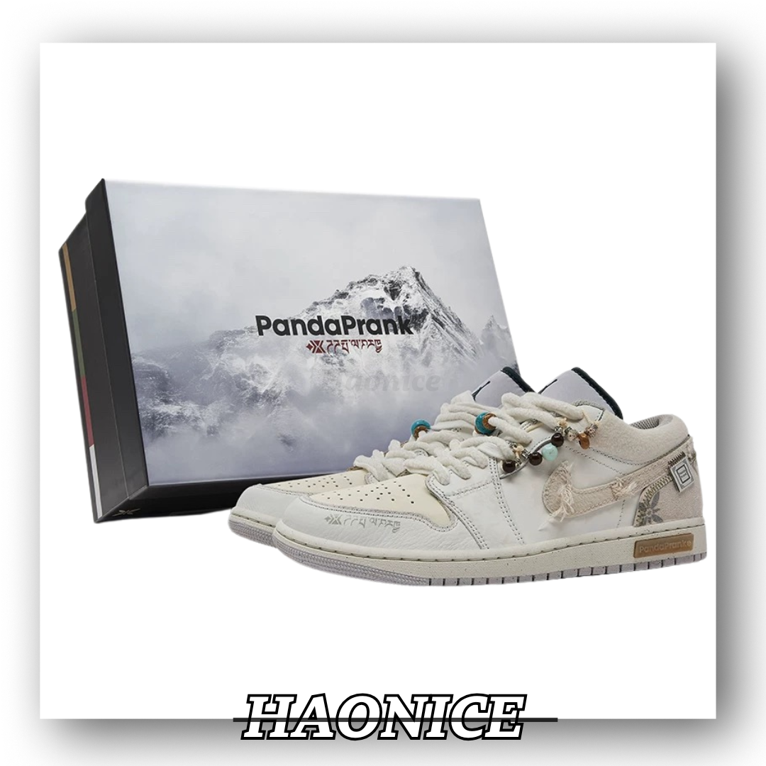 【HAO NICE 】熊貓惡作劇 Jordan Air Jordan 1 LOW山赴藏地聖原 復古風 低筒籃球鞋  細節🈵️🈵