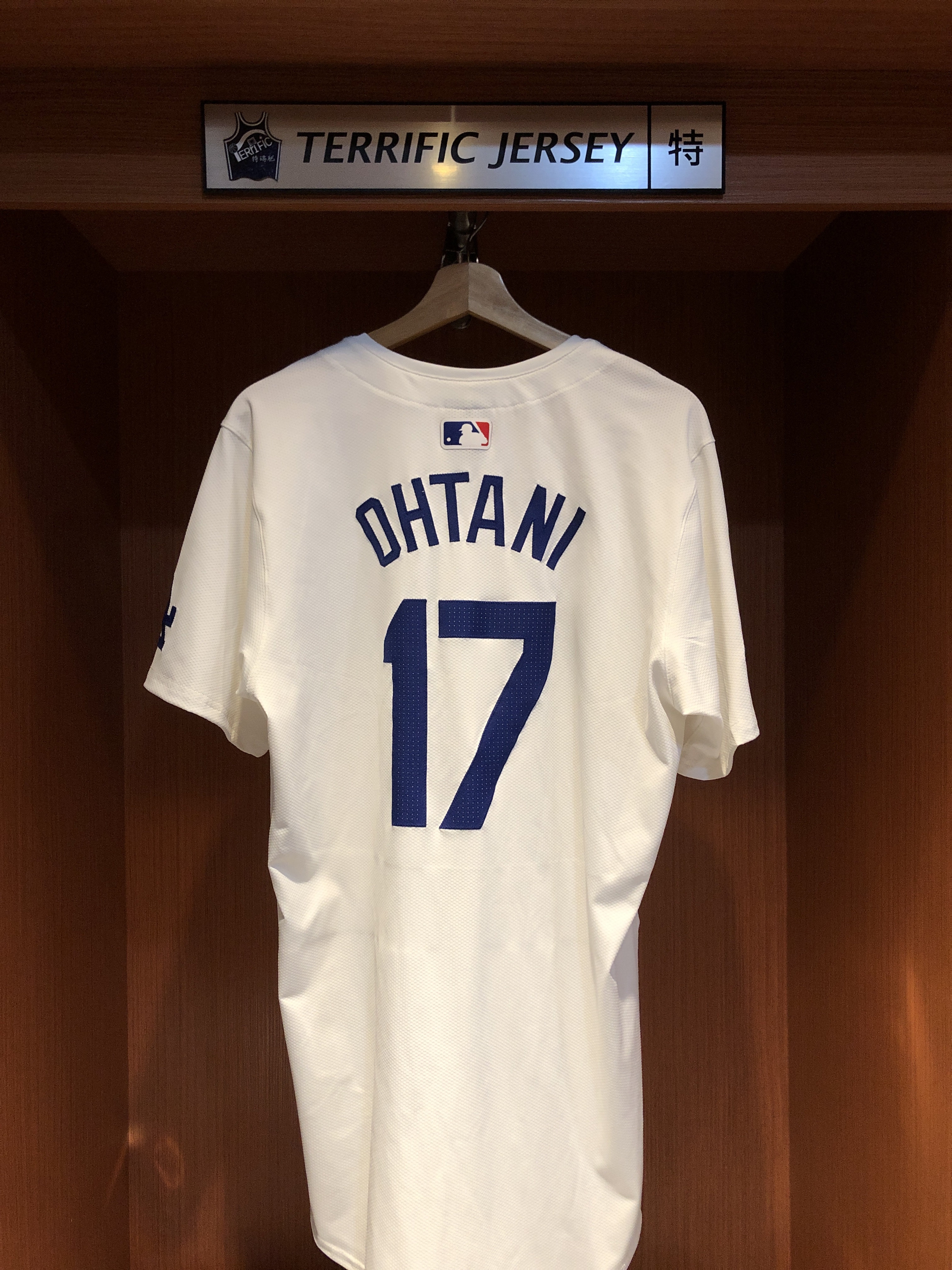 MLB球衣 Shohei Ohtani 洛杉磯道奇白 冠軍臂章 大谷翔平 23-24 Nike Elite Player Name Jersey 球員版 電繡 全新